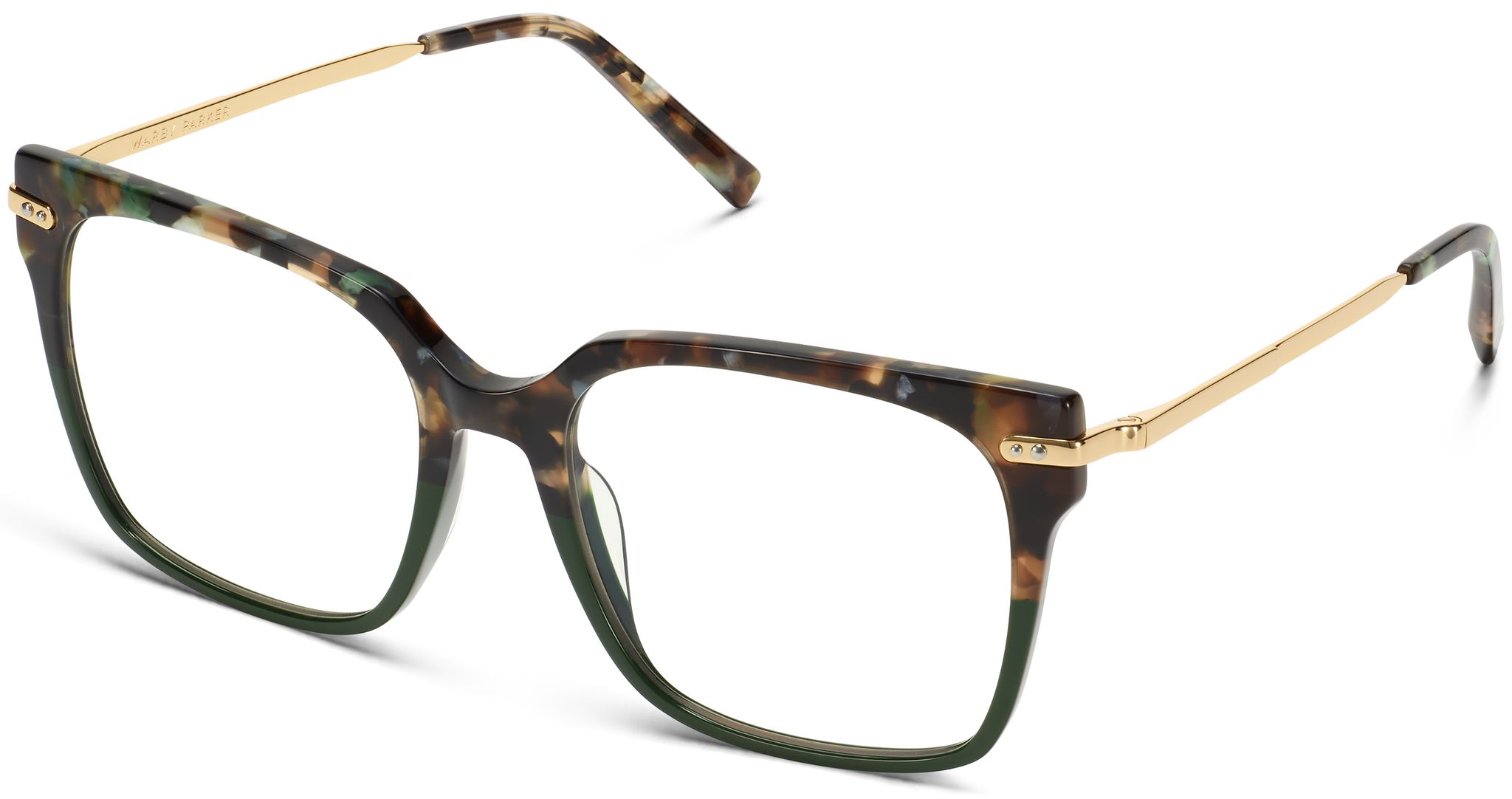 Vela in Aventurine Tortoise with Polished Gold, image 1