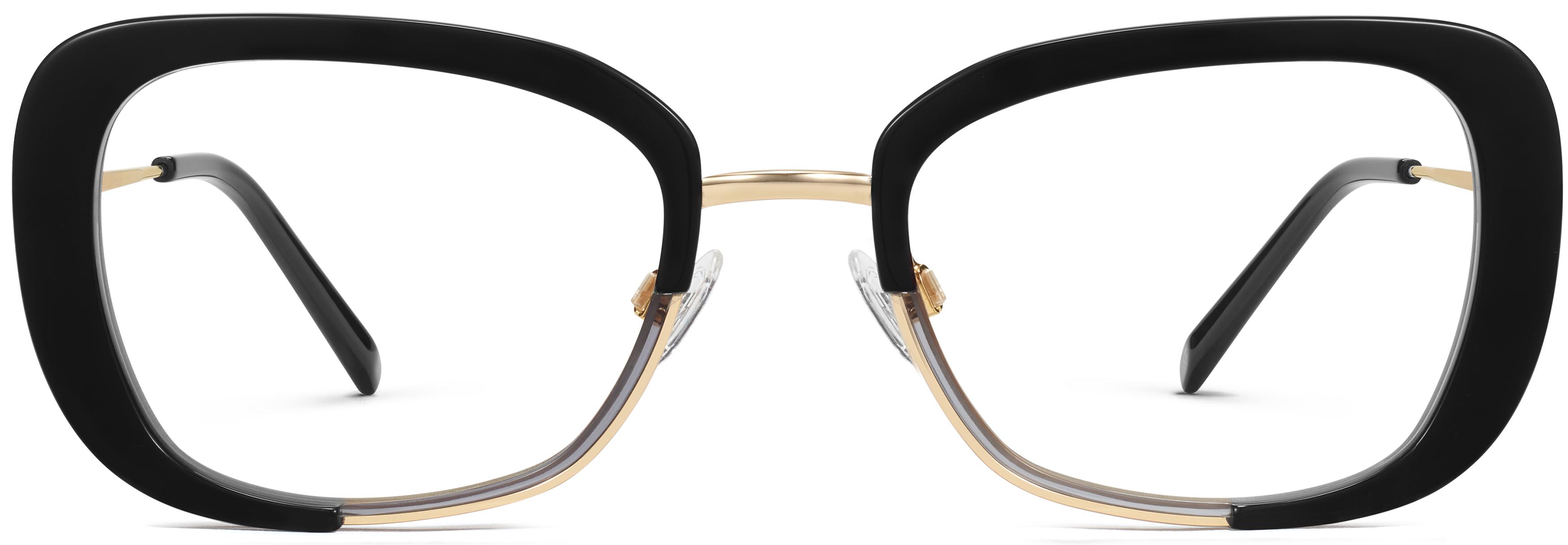 Halima Eyeglasses in Layered Haze with Polished Gold