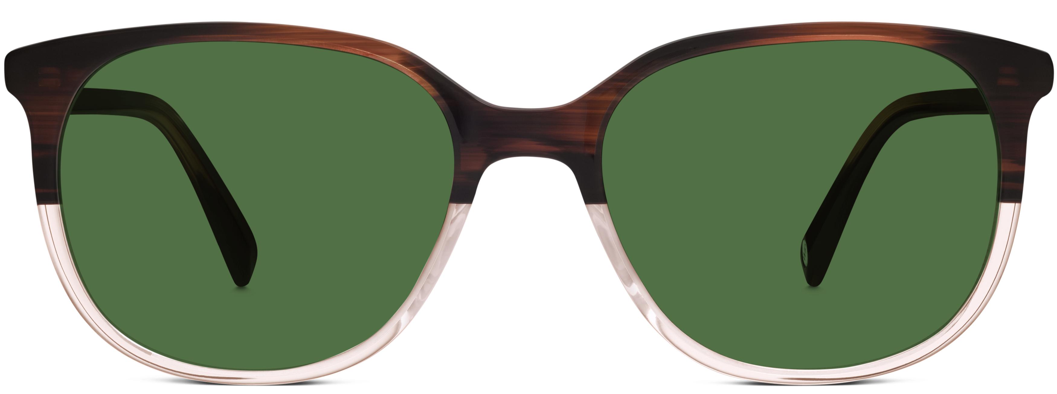 New Old Stock 2015-2016 Warby Parker Laurel Sunglases 16 256 49-22-140 Tortoise Warby Parker Percey 256 Striped Brown Round Sunglasses Brown  main image 2