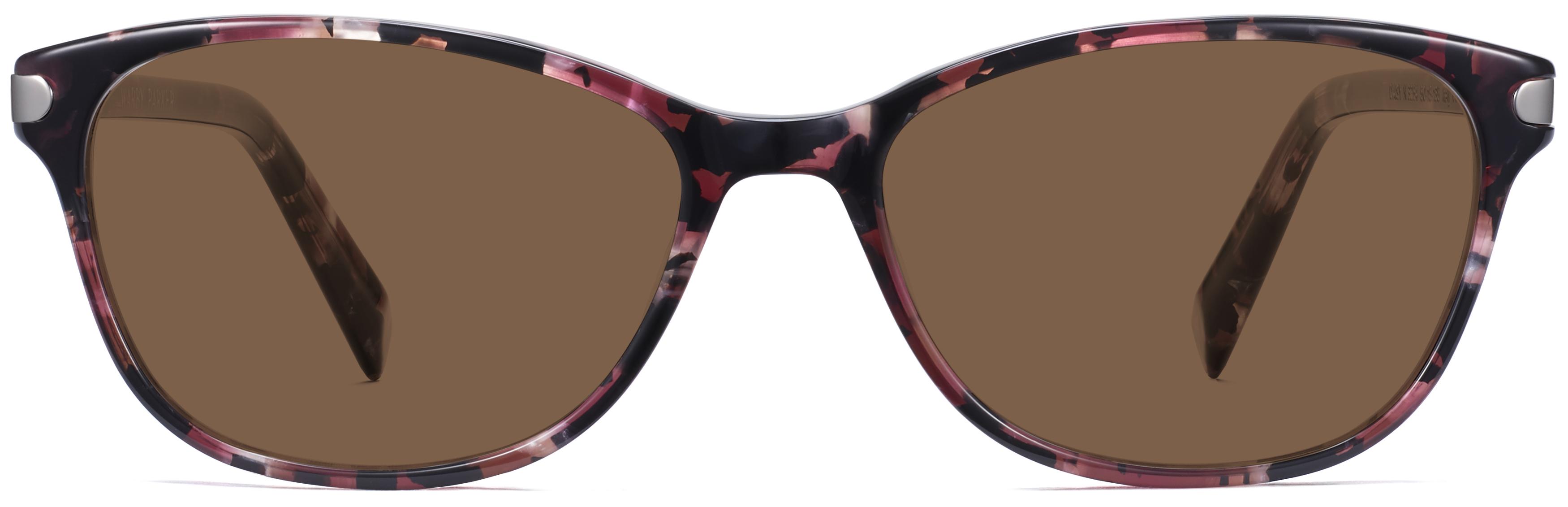 Daisy Eyeglasses in Violet Quartz Crystal with Polished 