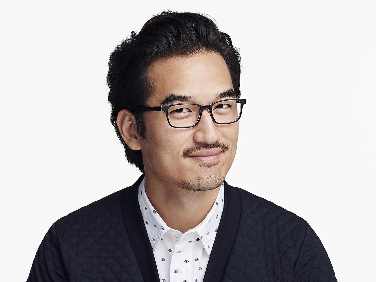 Wilkie Eyeglasses in Black Matte Eclipse Warby Parker