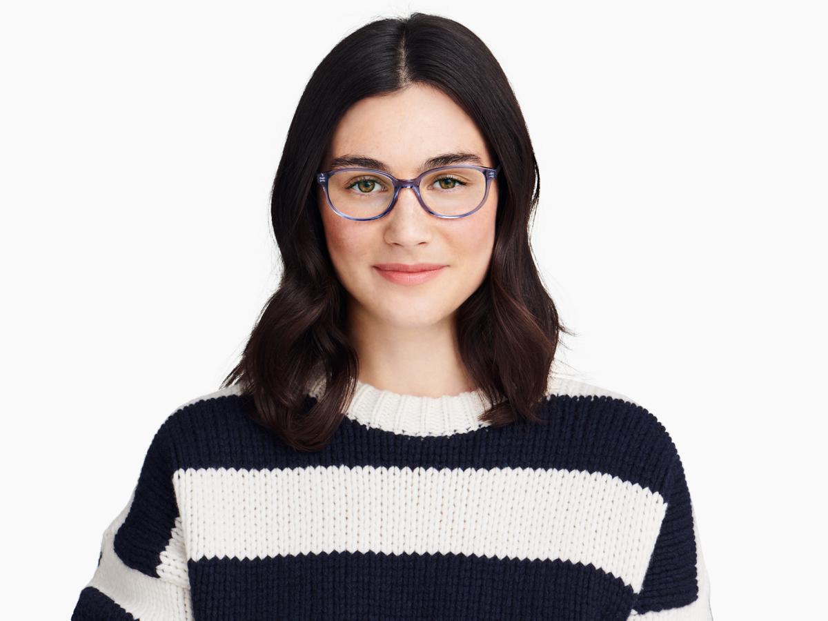 Ira Eyeglasses In Periwinkle Crystal Warby Parker