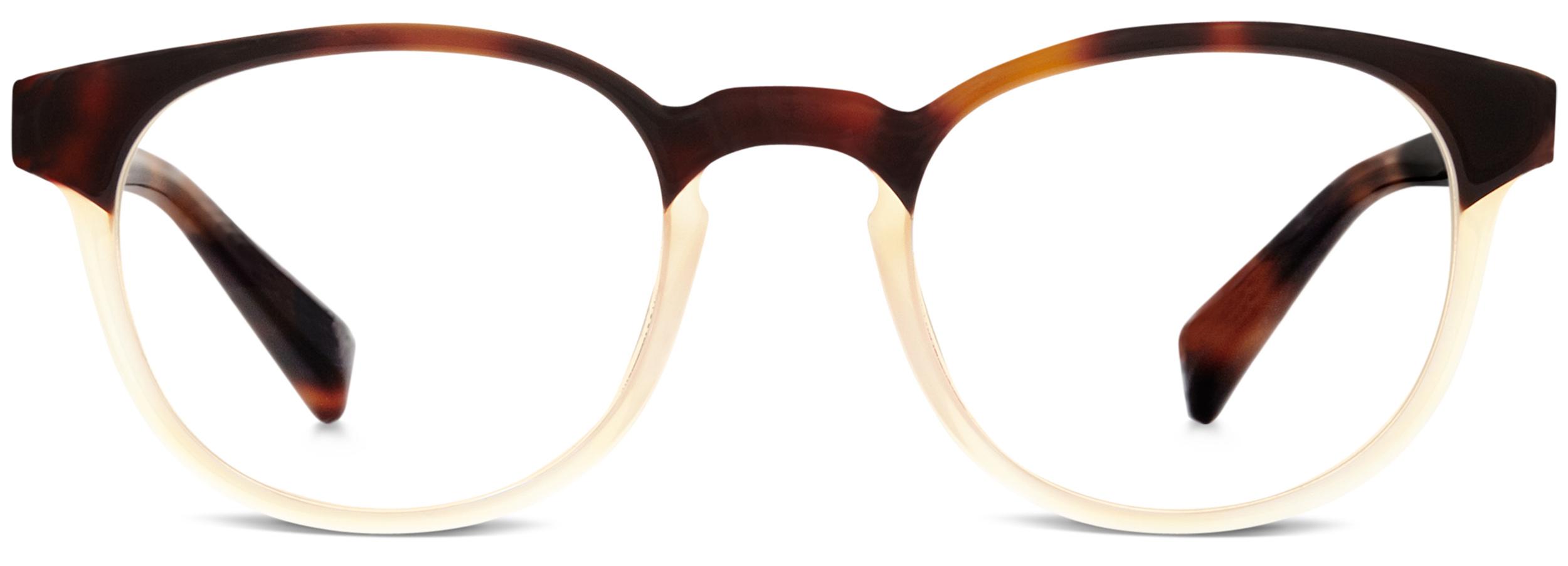 Percey Eyeglasses in Oak Barrel and Sea Salt | Warby Parker