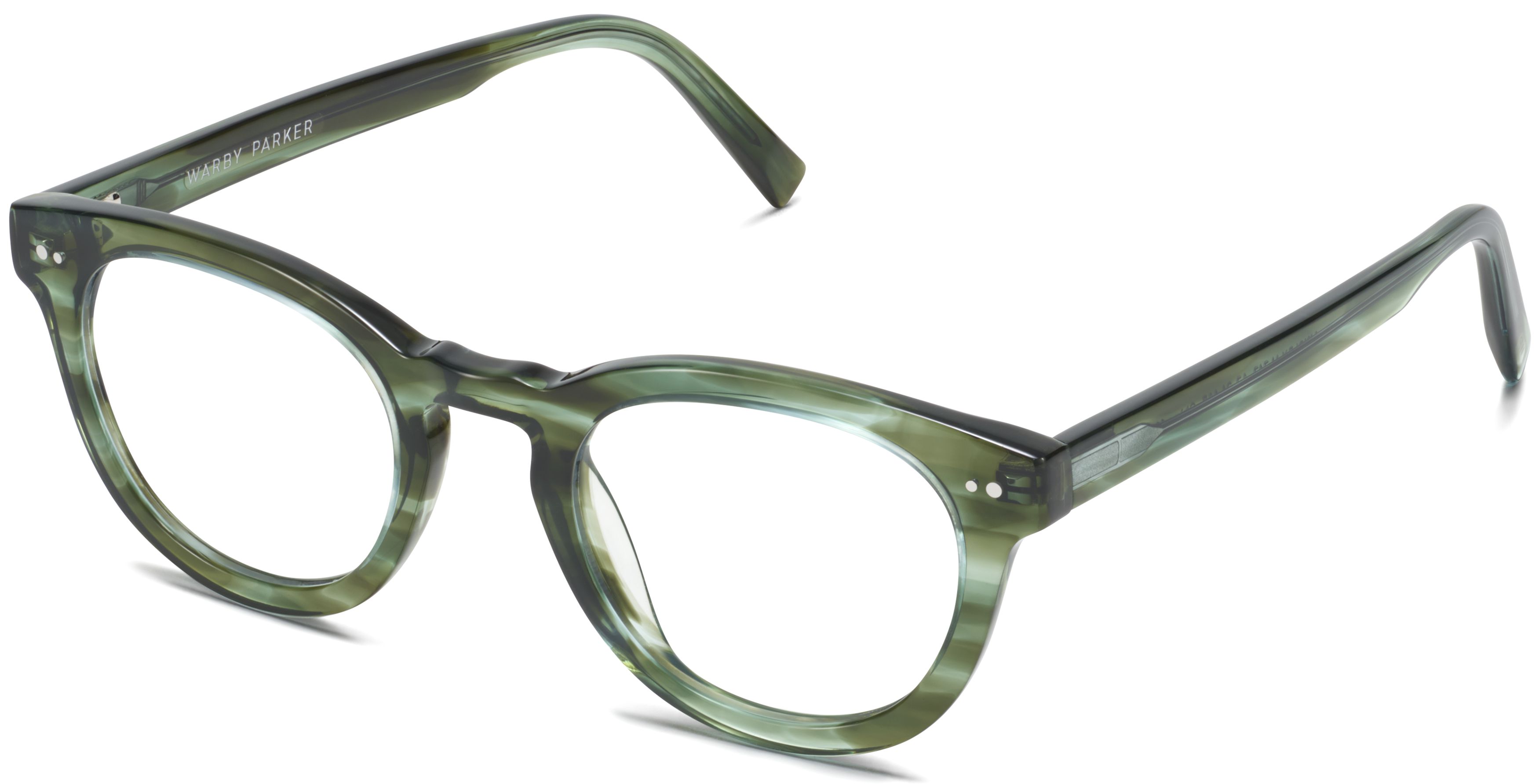 Ainsley Eyeglasses in Striped Cypress | Warby Parker