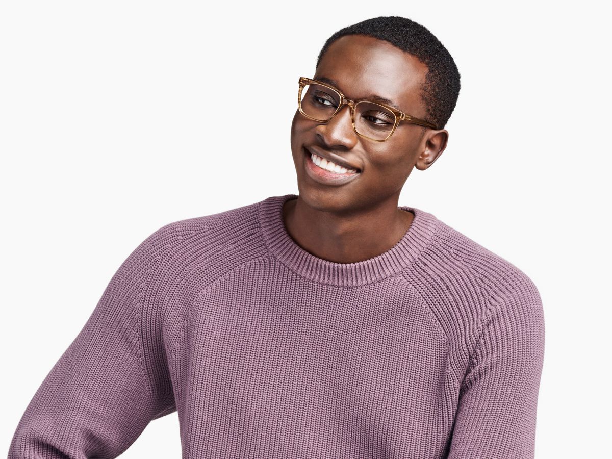 Hughes Eyeglasses in Chestnut Crystal | Warby Parker