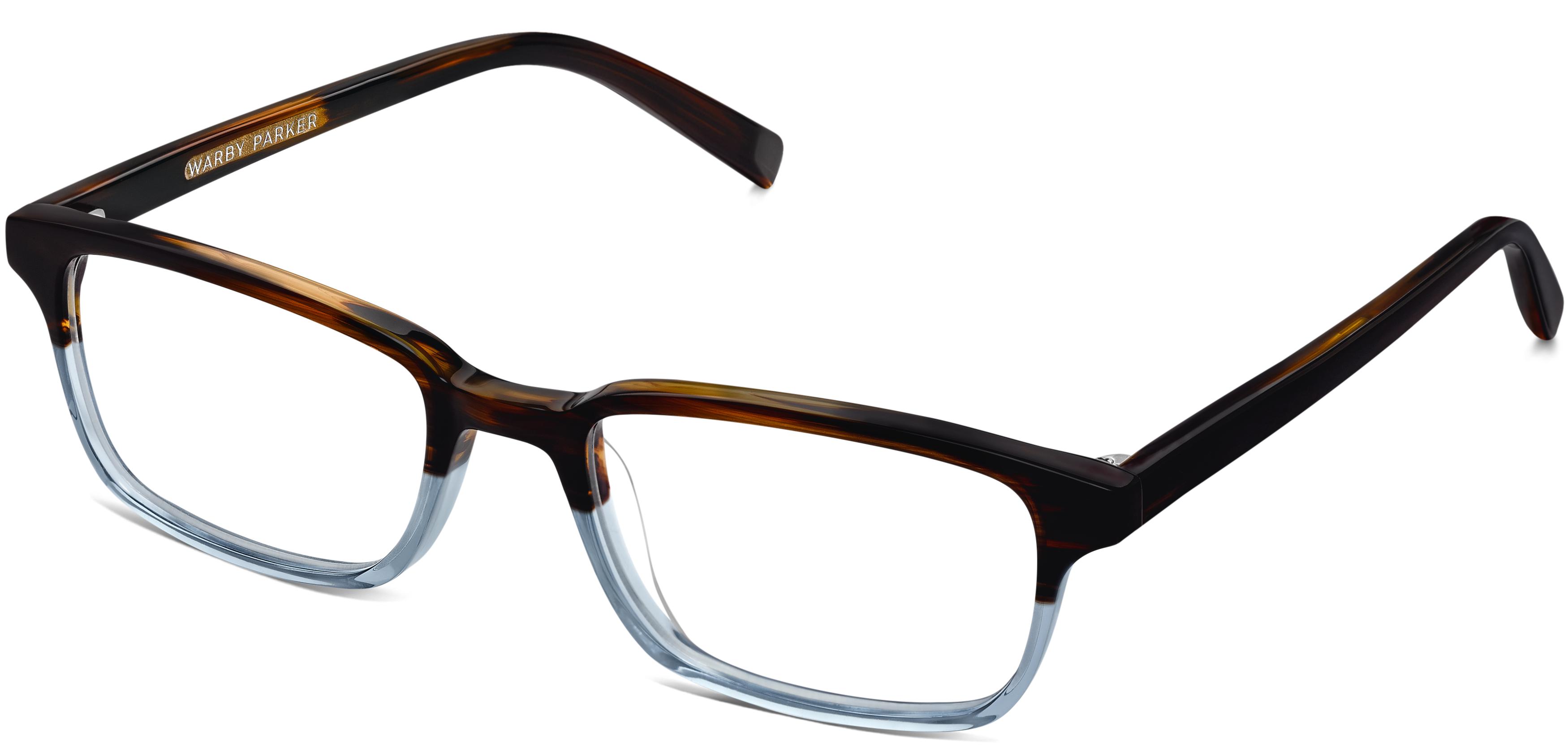 Wilkie Low Bridge Fit Eyeglasses in Black Matte Eclipse
