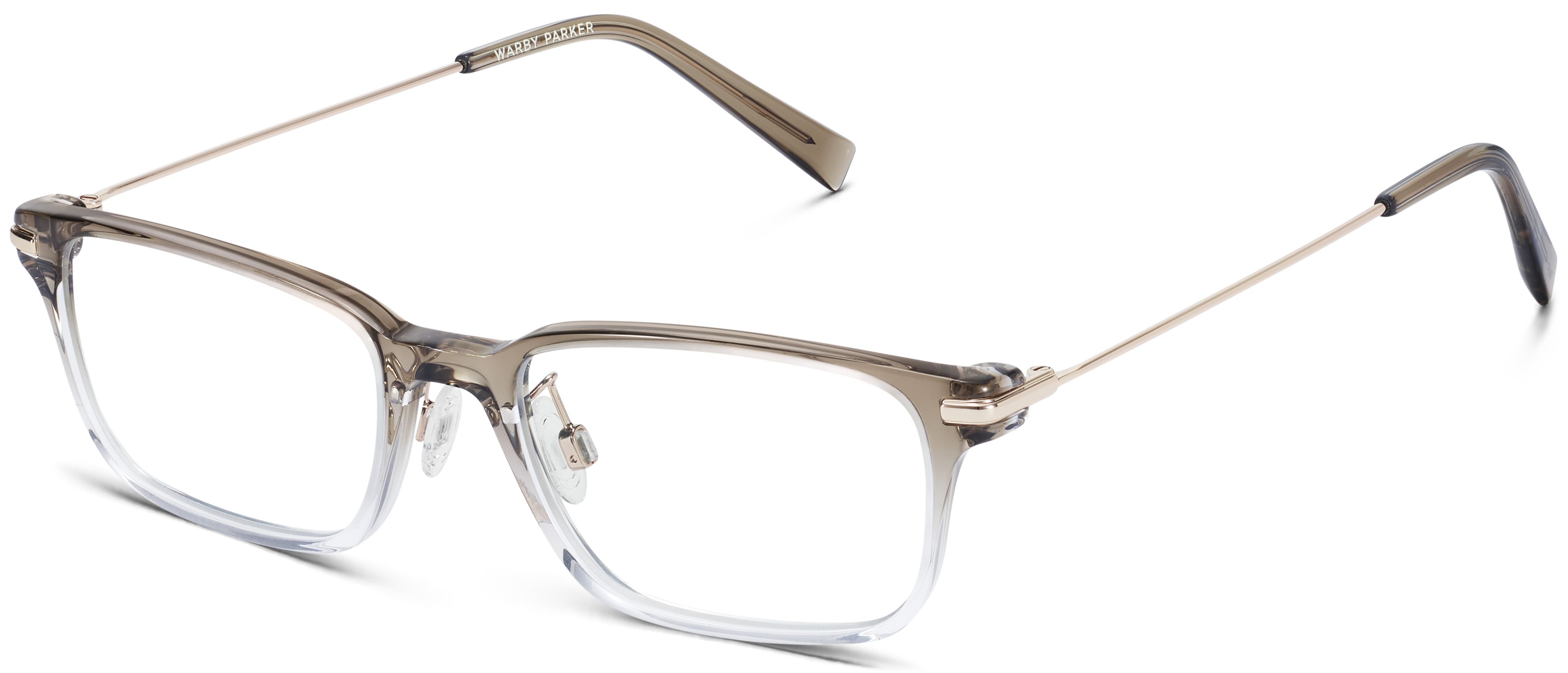 【driade】ドリアデ Freeman フリーマン ガラスローワゴン Windrow Eyeglasses in Driftwood Fade with Riesling — Medium