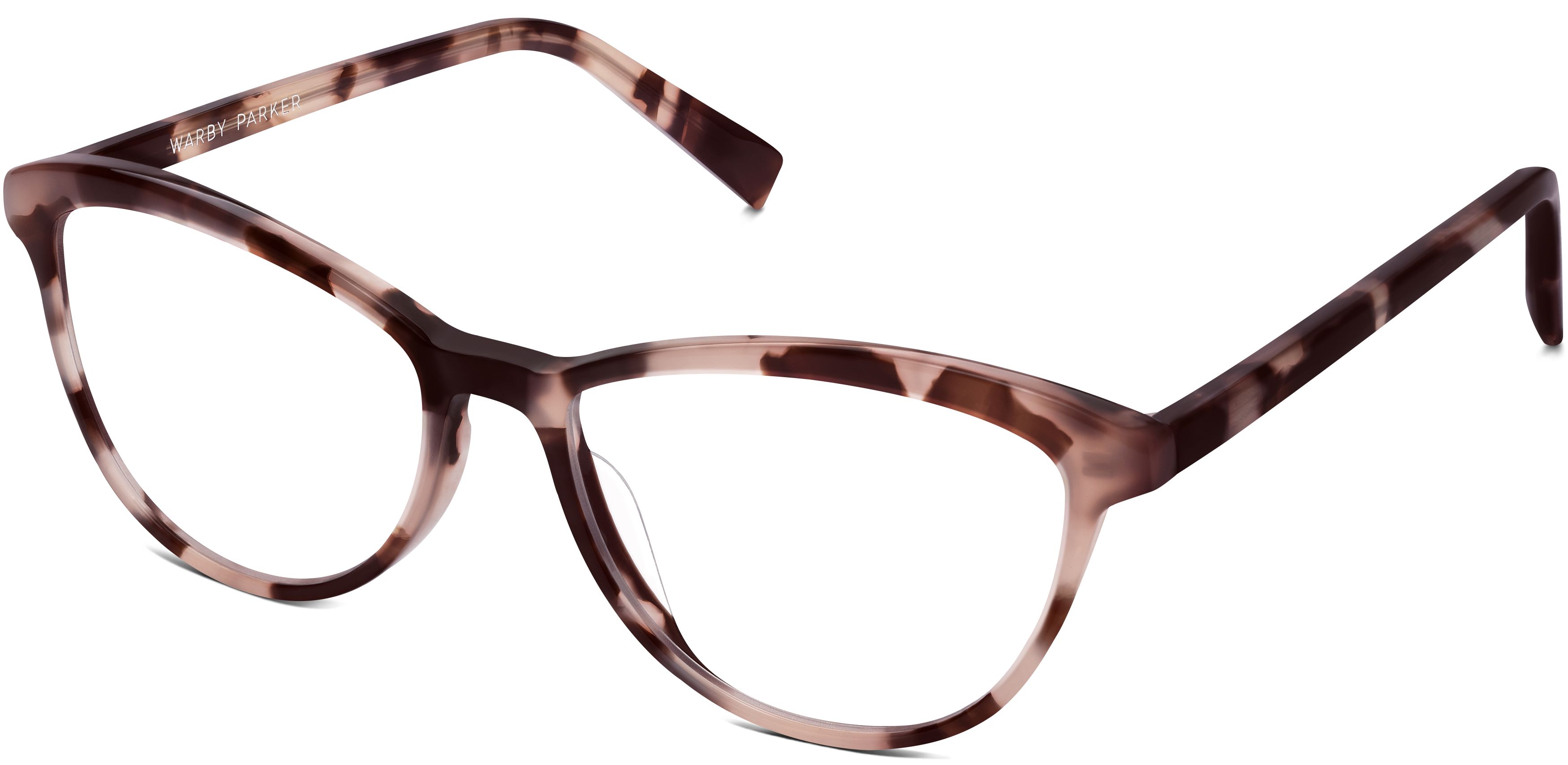 Warby Parker Louise SM 286 Pink And Black Tortoise Shell Glasses Elodie Eyeglasses in Pink Robin Tortoise — Medium | Warby Parker main image 4