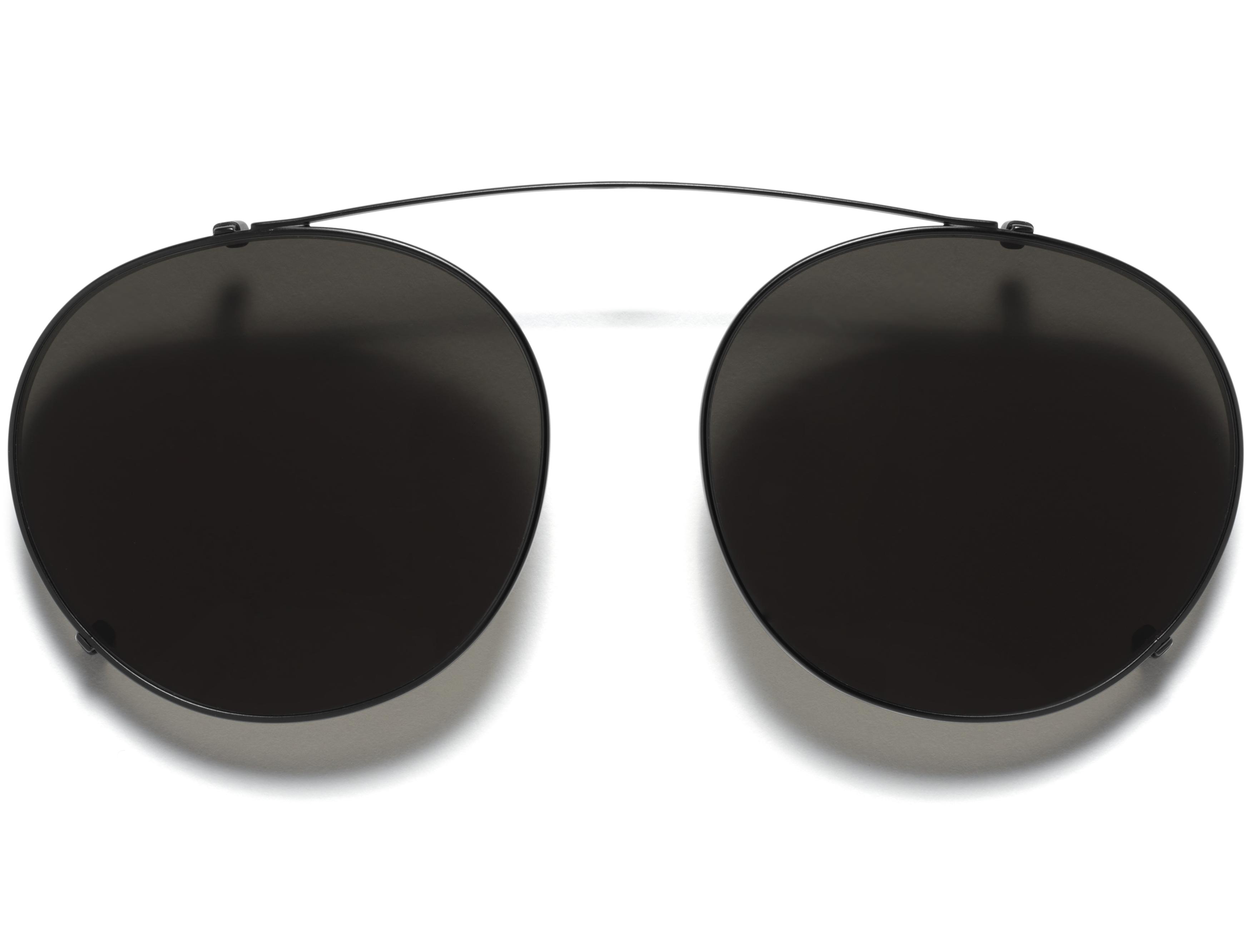 Simon Clip-On Medium in Brushed Ink with Grey Lenses