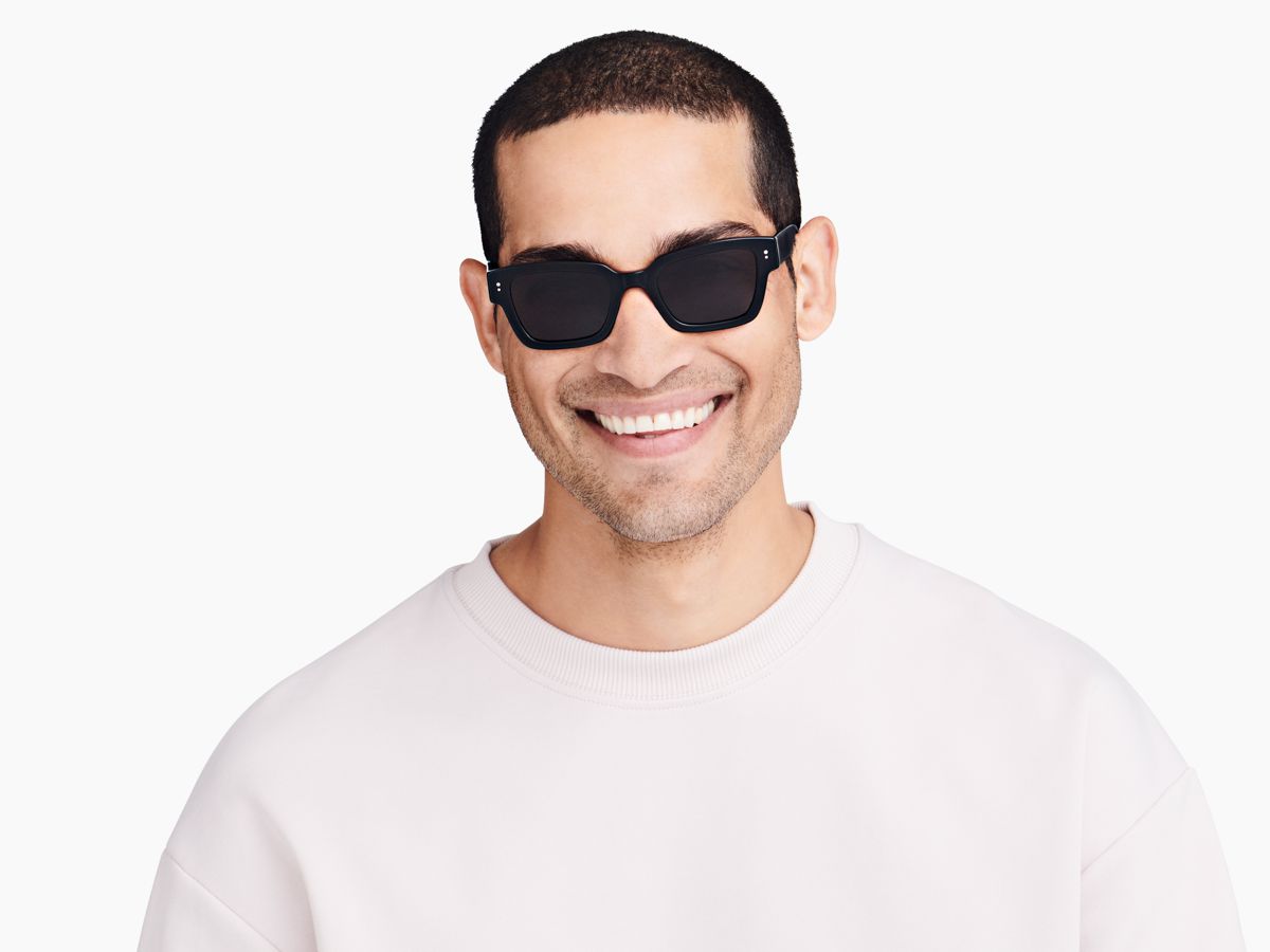 Latrell Sunglasses in Jet Black — Medium | Warby Parker