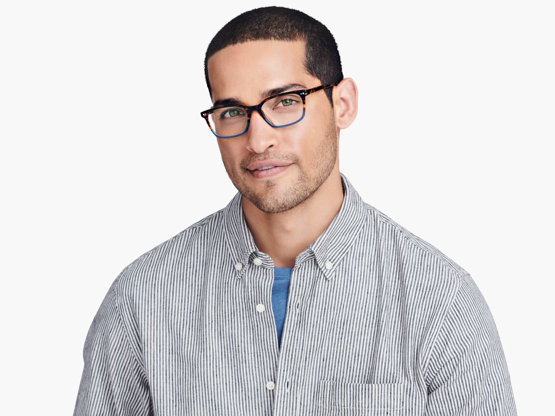 Weathers Eyeglasses in Hudson Blue Fade Warby Parker
