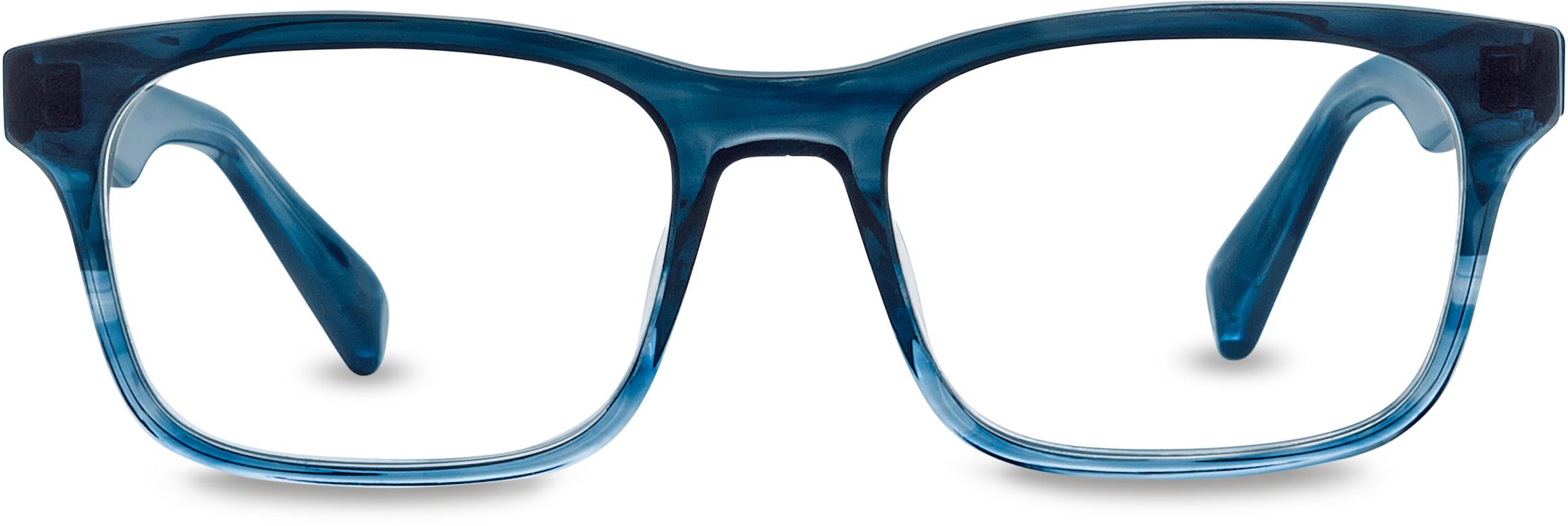 Cass Eyeglasses in Blue Slate Fade Warby Parker