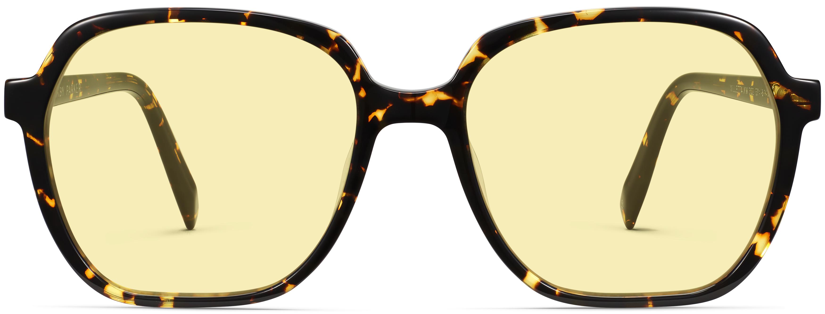 Willetta Sunglasses in Black Oak Tortoise — Extra wide | Warby Parker