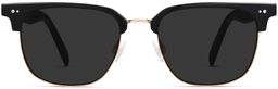 Baird in Jet Black with Polished Gold, thumbnail 4