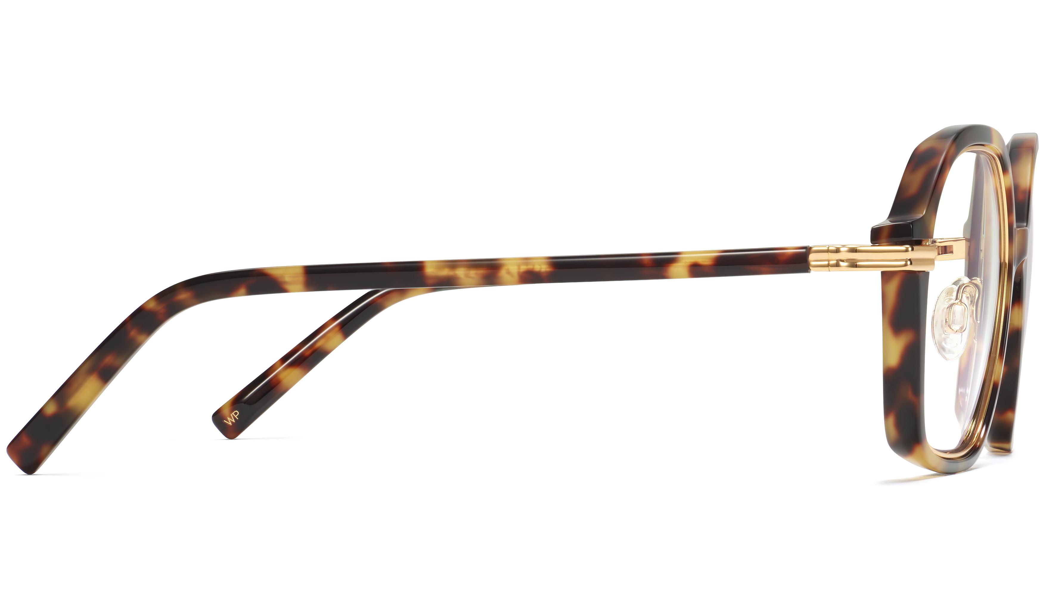 Esperanza Eyeglasses in Brioche Tortoise with Polished Gold | Warby Parker