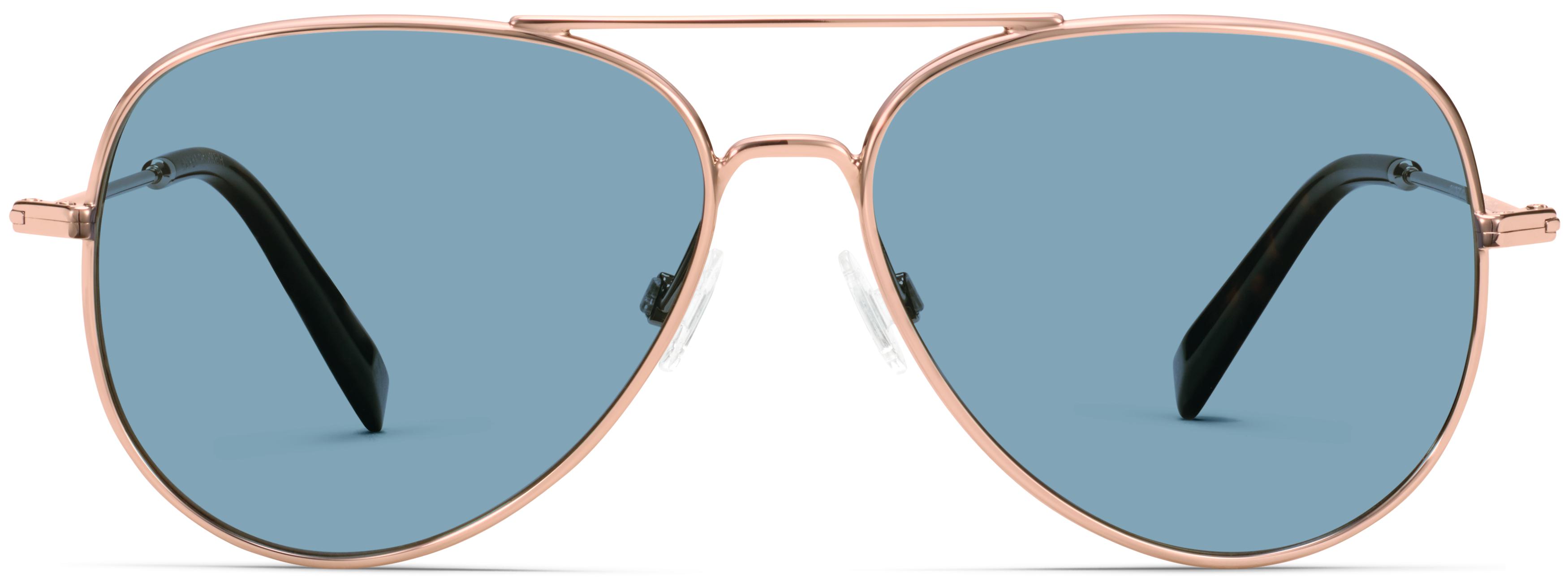 Raider Sunglasses in Rose Gold — Wide | Warby Parker display picture 1