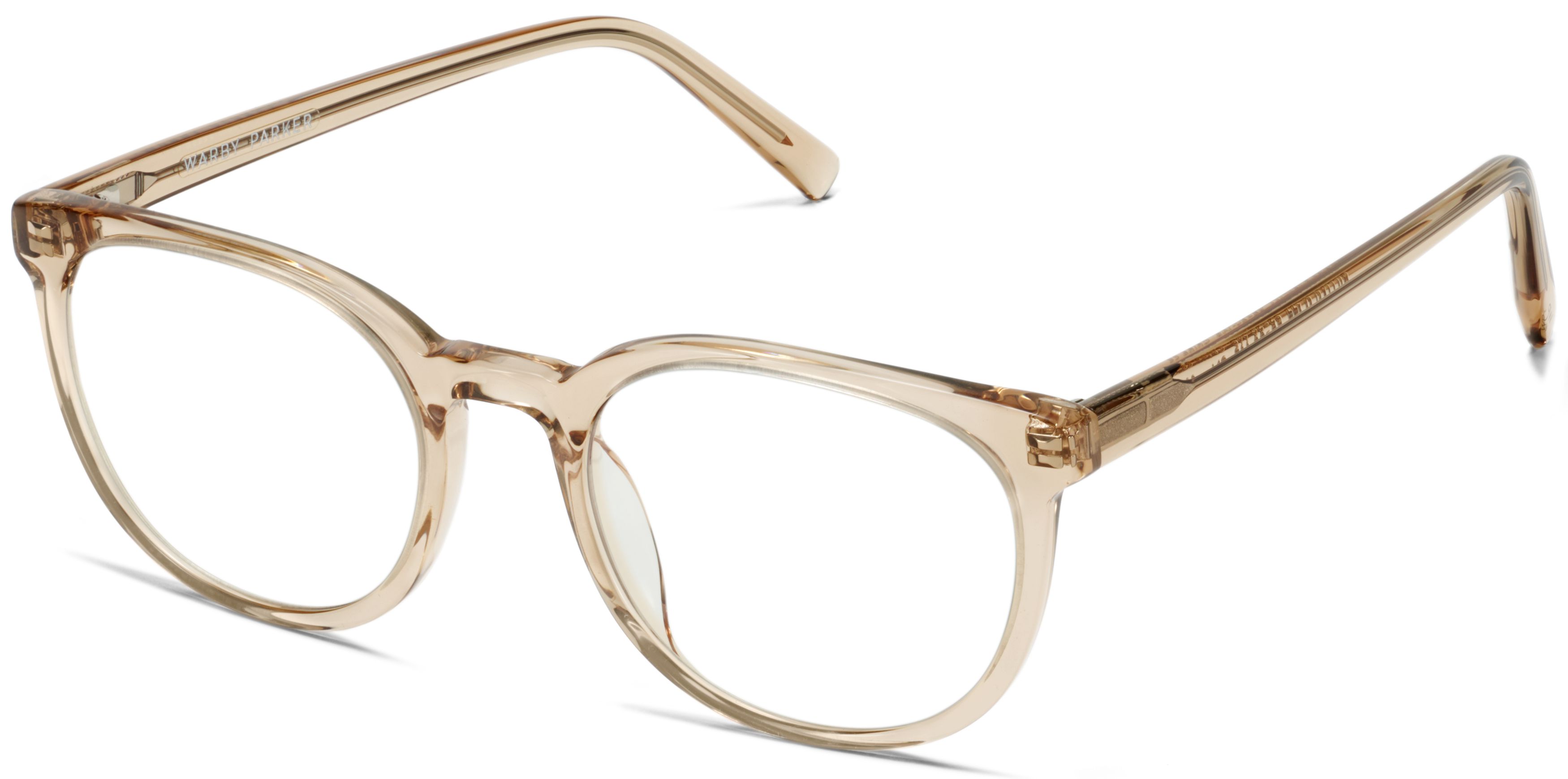 Gillian Low Bridge Fit Eyeglasses in Nutmeg Crystal — Medium