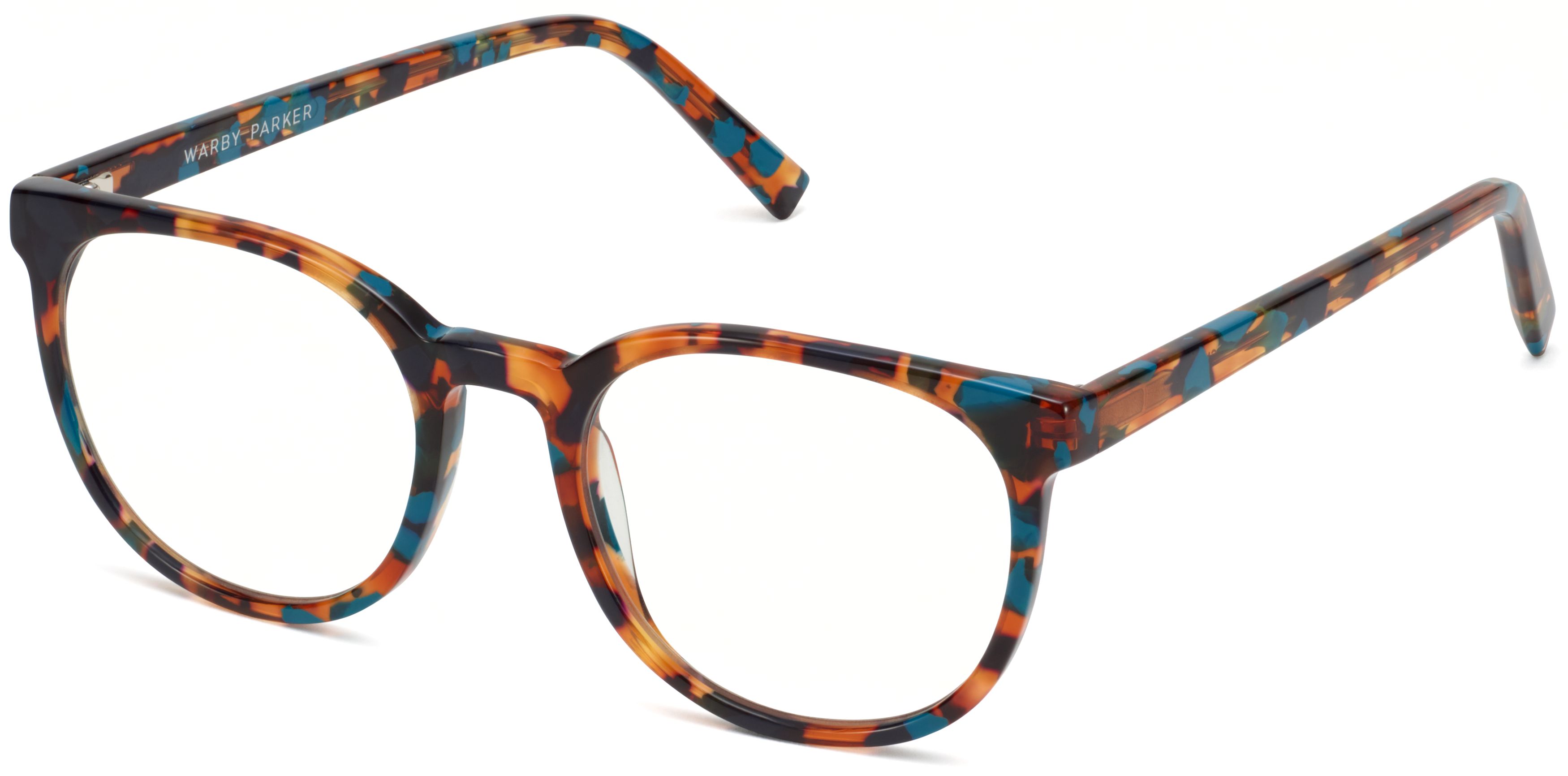 Gillian Eyeglasses in Teal Tortoise | Warby Parker display picture 1