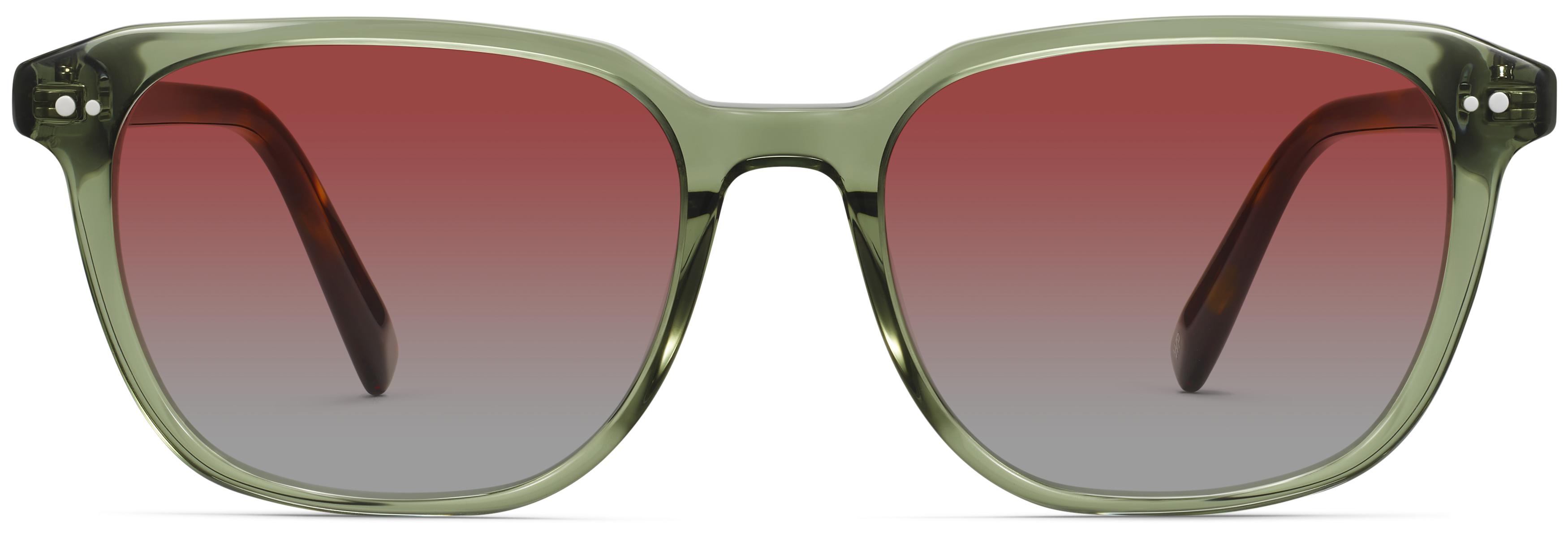 Gooding Sunglasses in Seaweed Crystal with Cognac Tortoise