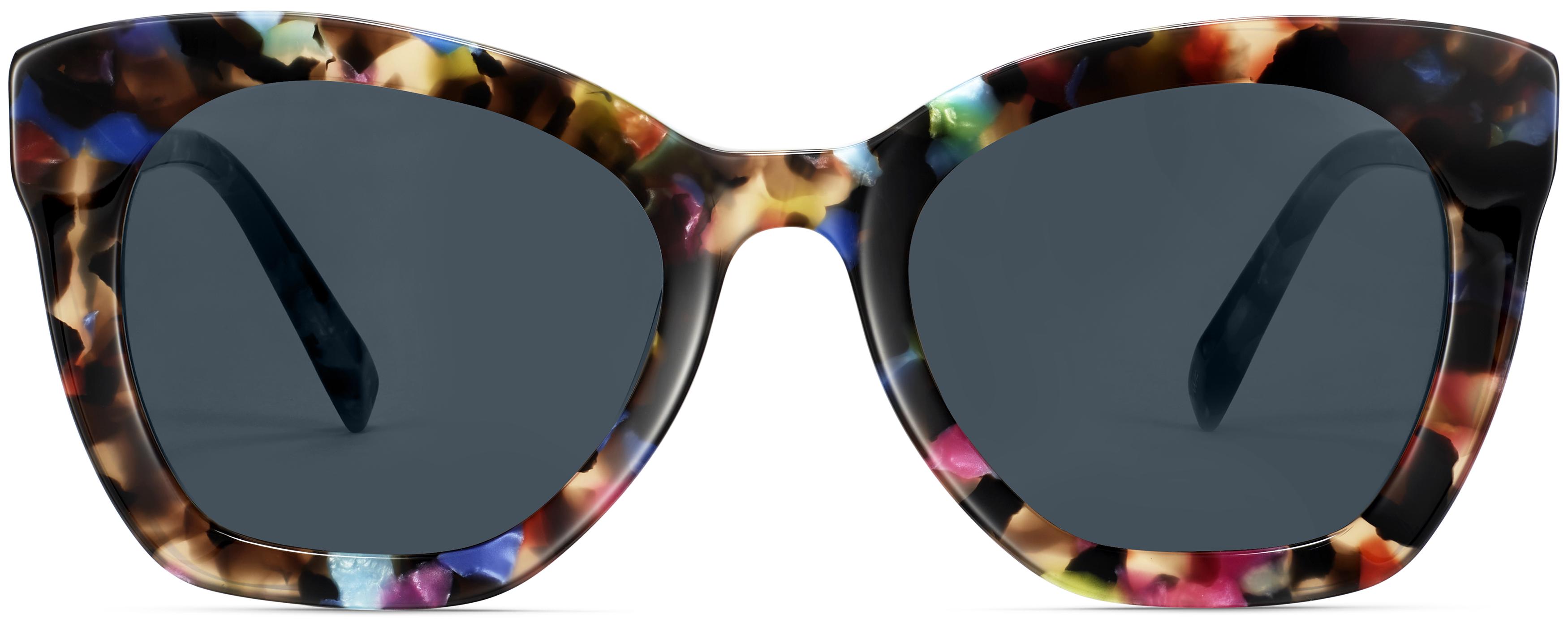 Augusta Sunglasses in Confetti Tortoise — Wide | Warby Parker