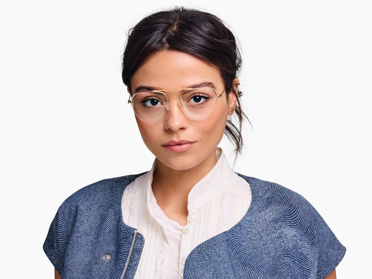 Warby parker hot sale aviator eyeglasses