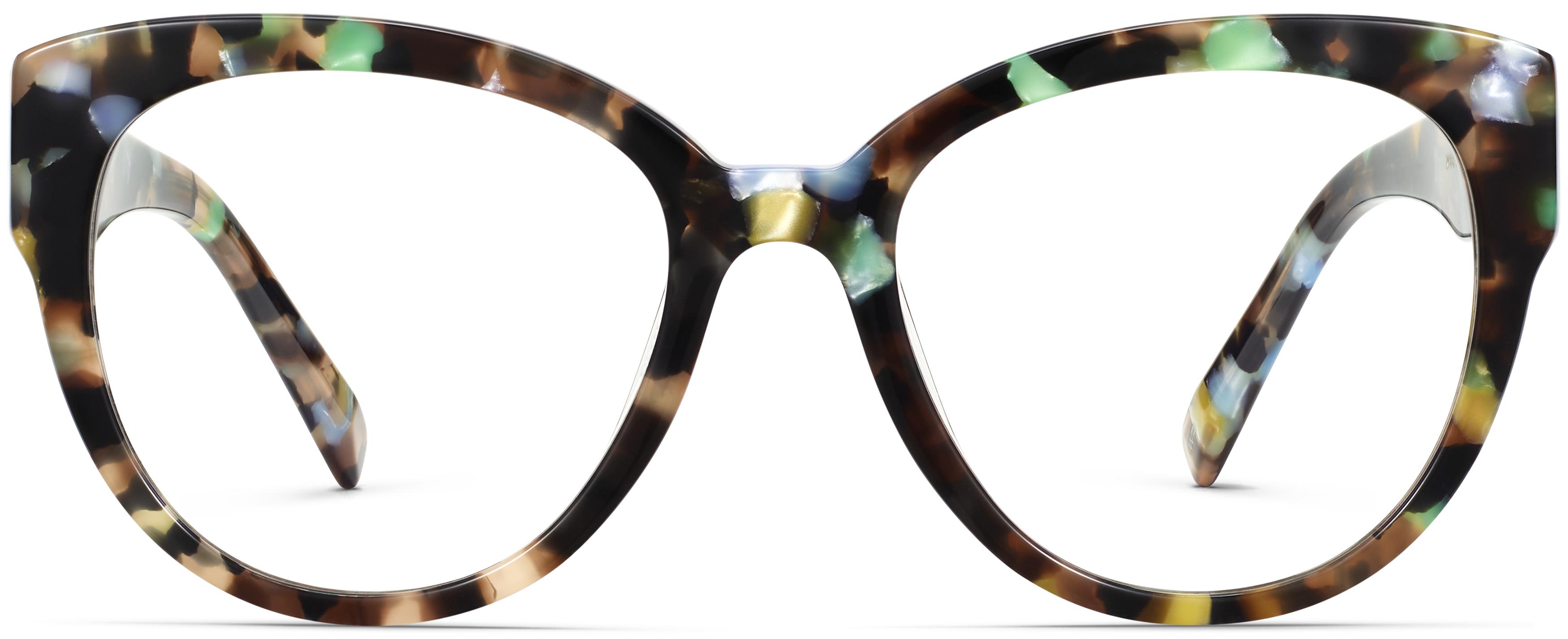 Chandler Rectangle Prescription Glasses - Leopard/Pink Temples, Women's  Eyeglasses