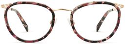 Dinah in Violet Quartz Crystal with Polished Gold, thumbnail 3