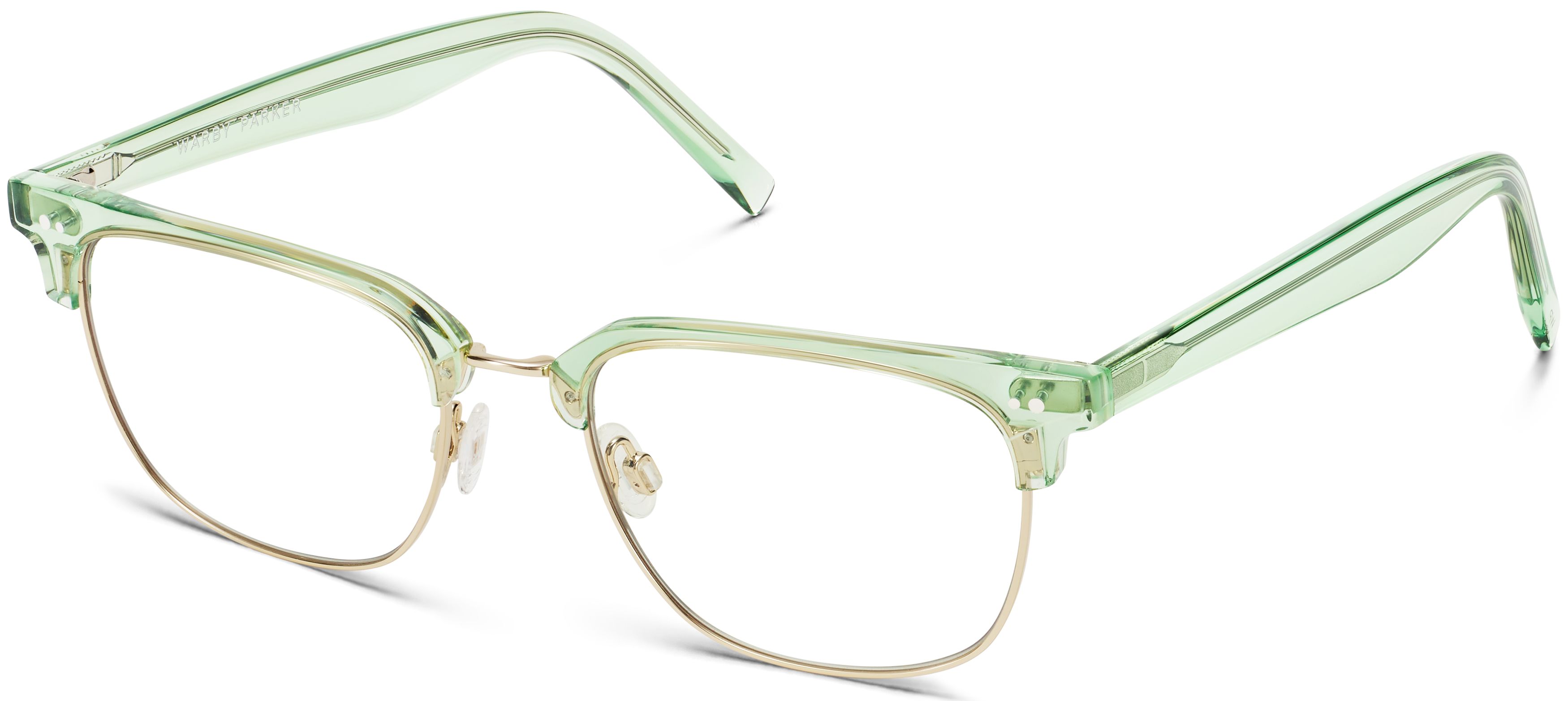 Baird Eyeglasses in Juniper Crystal with Riesling | Warby Parker display picture 1