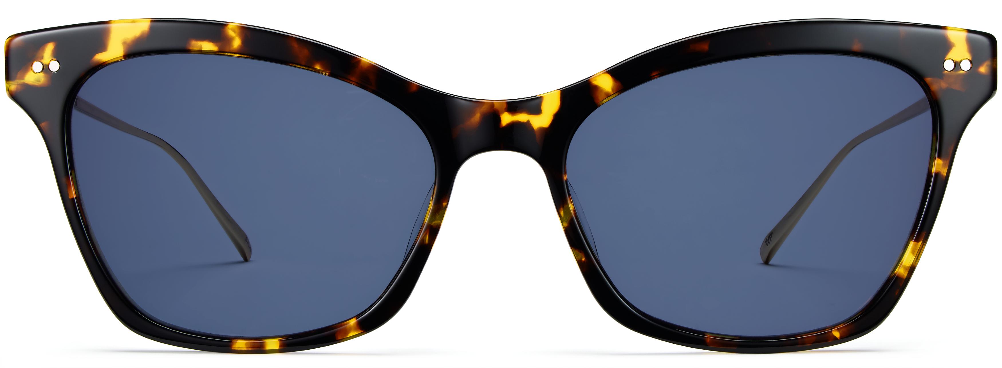 Lydia Sunglasses In Burnt Honeycomb Tortoise With Gold 