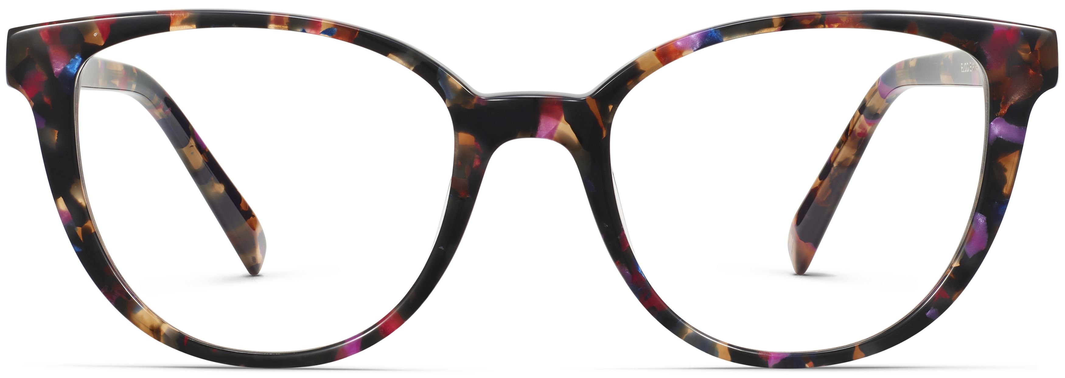 Elodie Pink Robin Tortoise, front view
