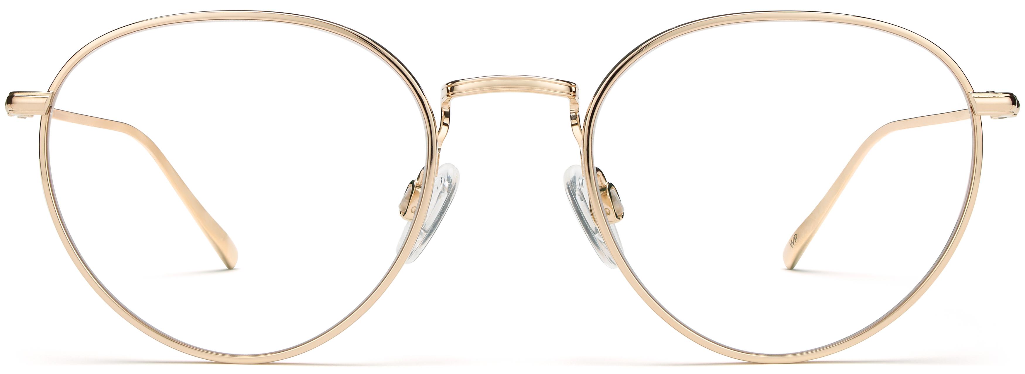 Gold wire cheap frame eyeglasses