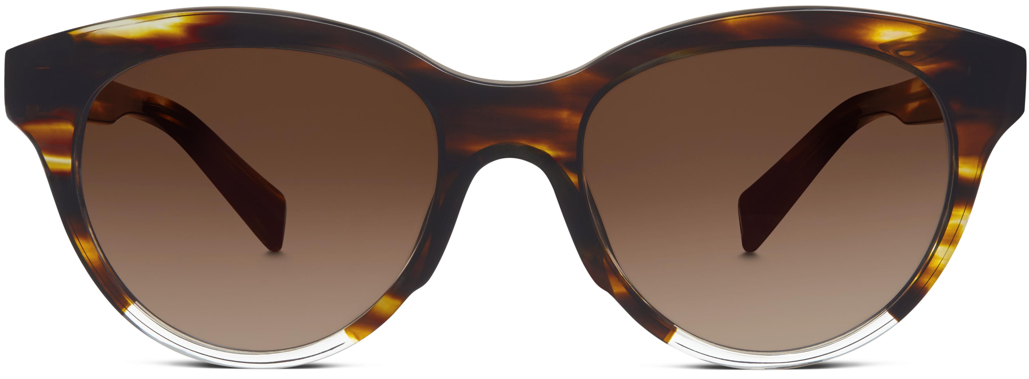 Piper Sunglasses in Striped Sassafras and Crystal | Warby Parker
