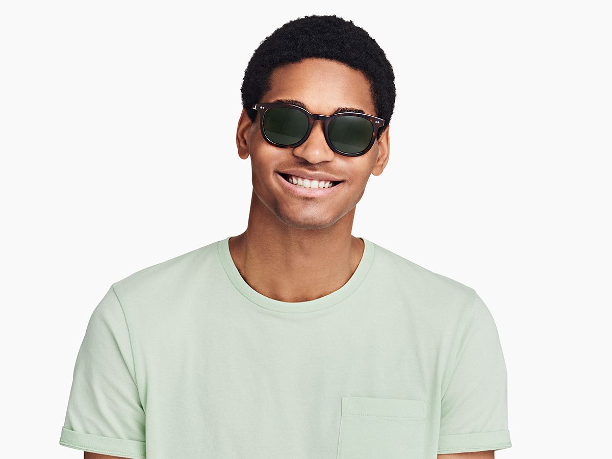 Warby Parker Non-Prescription Ryland Sunglasses- Cognac Tortoise Shell Warby Parker Ryland W 283 Cognac Tortoise Sunglasses | eBay main image 4