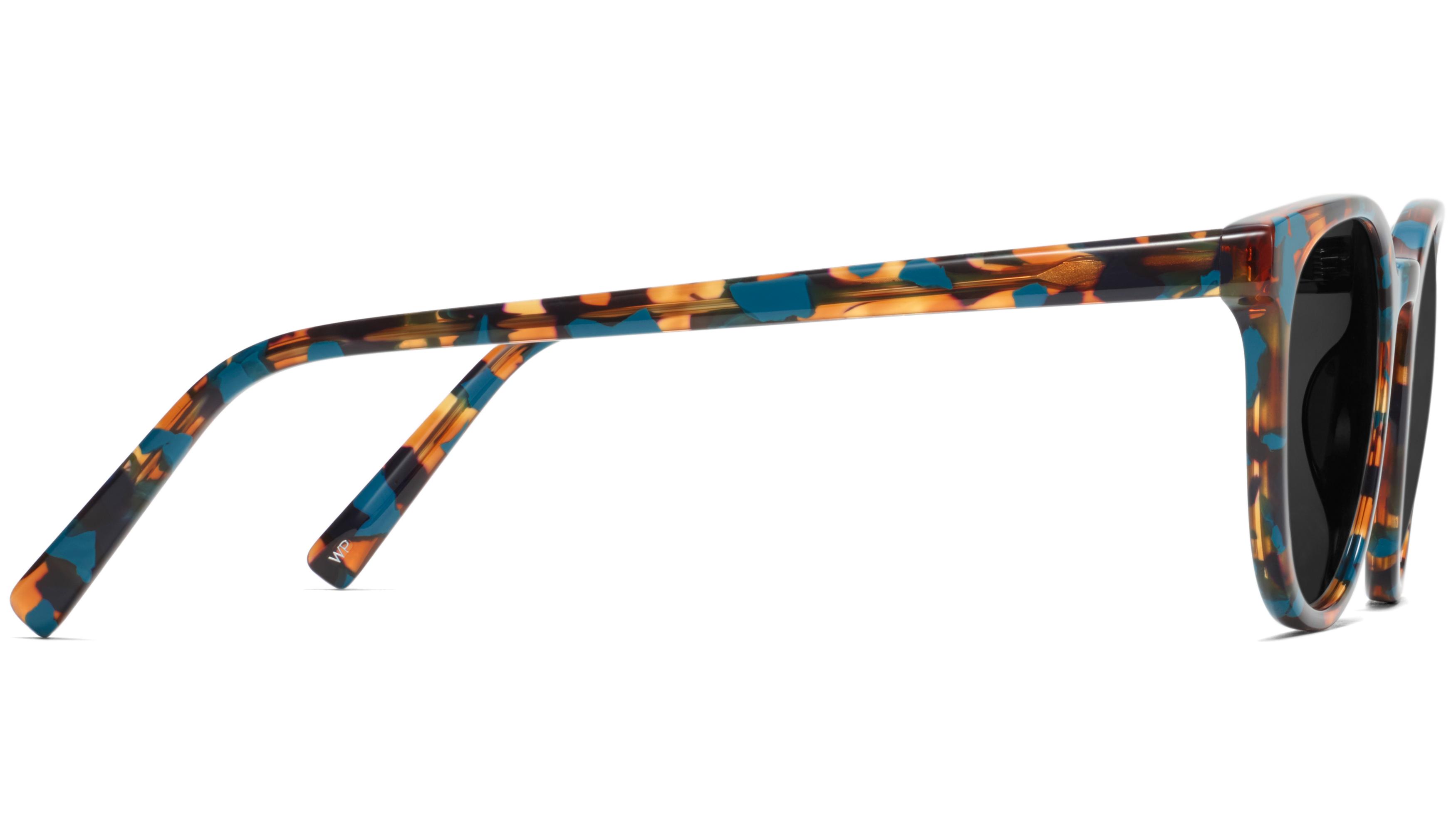 Warby Parker GSW 319 Sunglasses Crystal Teal Blue Gray Lens 53mm Frames Only Gillian Sunglasses in Teal Tortoise — Medium | Warby Parker main image 2