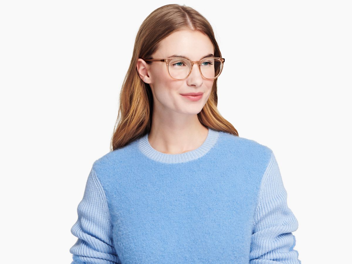 Gillian Eyeglasses in Nutmeg Crystal