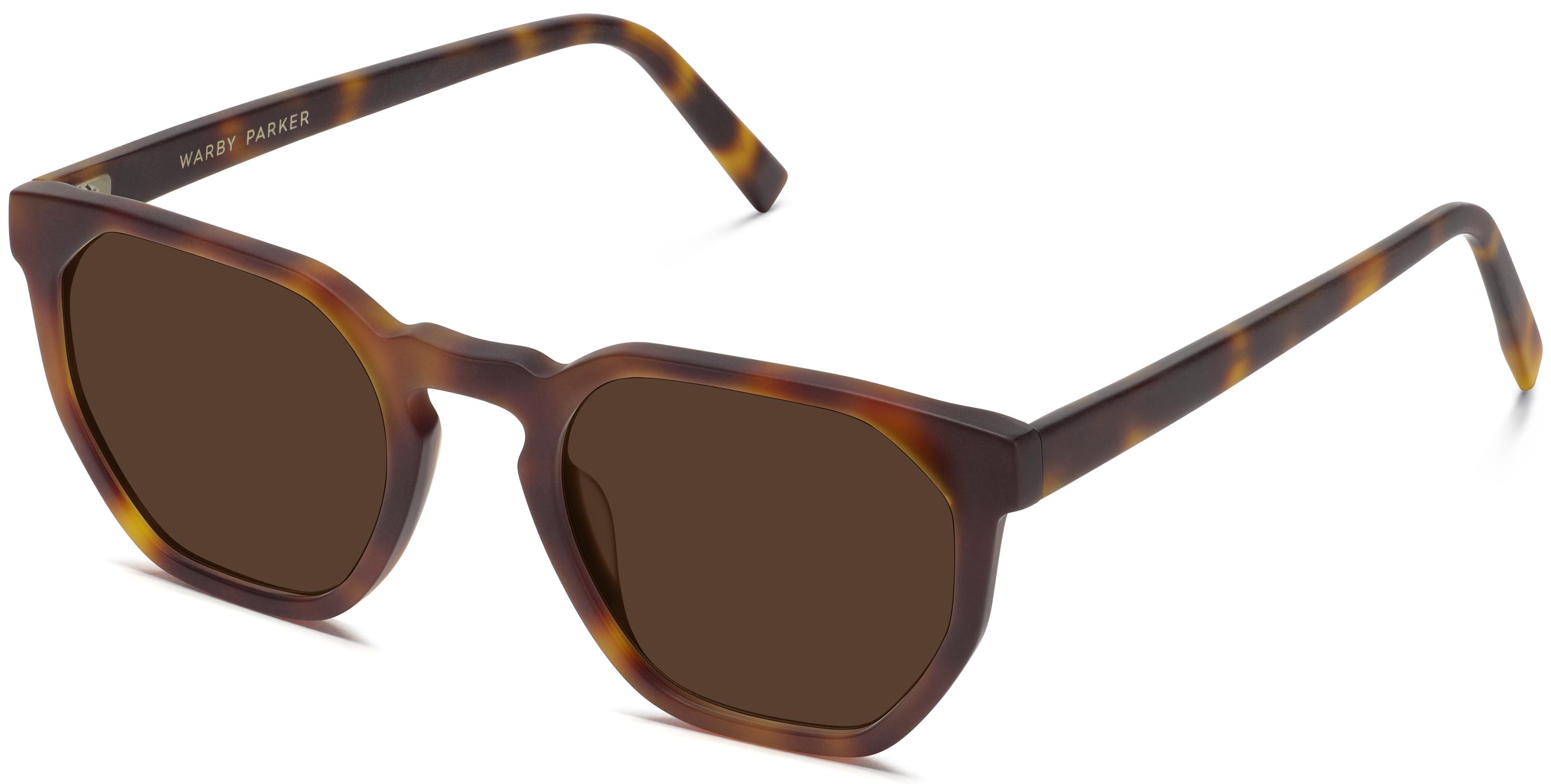 Tobias Sunglasses in Woodgrain Tortoise Matte