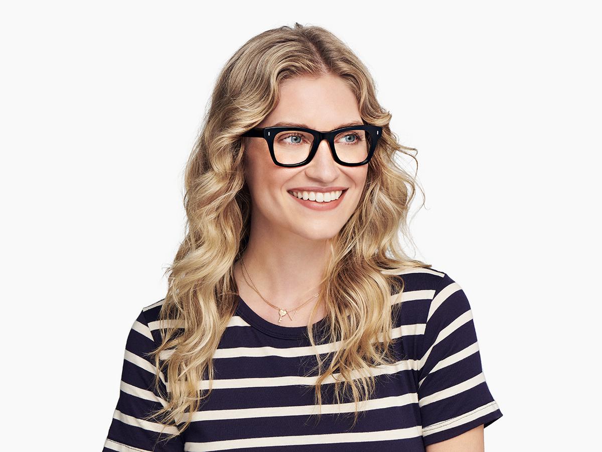 Chamberlain Eyeglasses in Jet Black