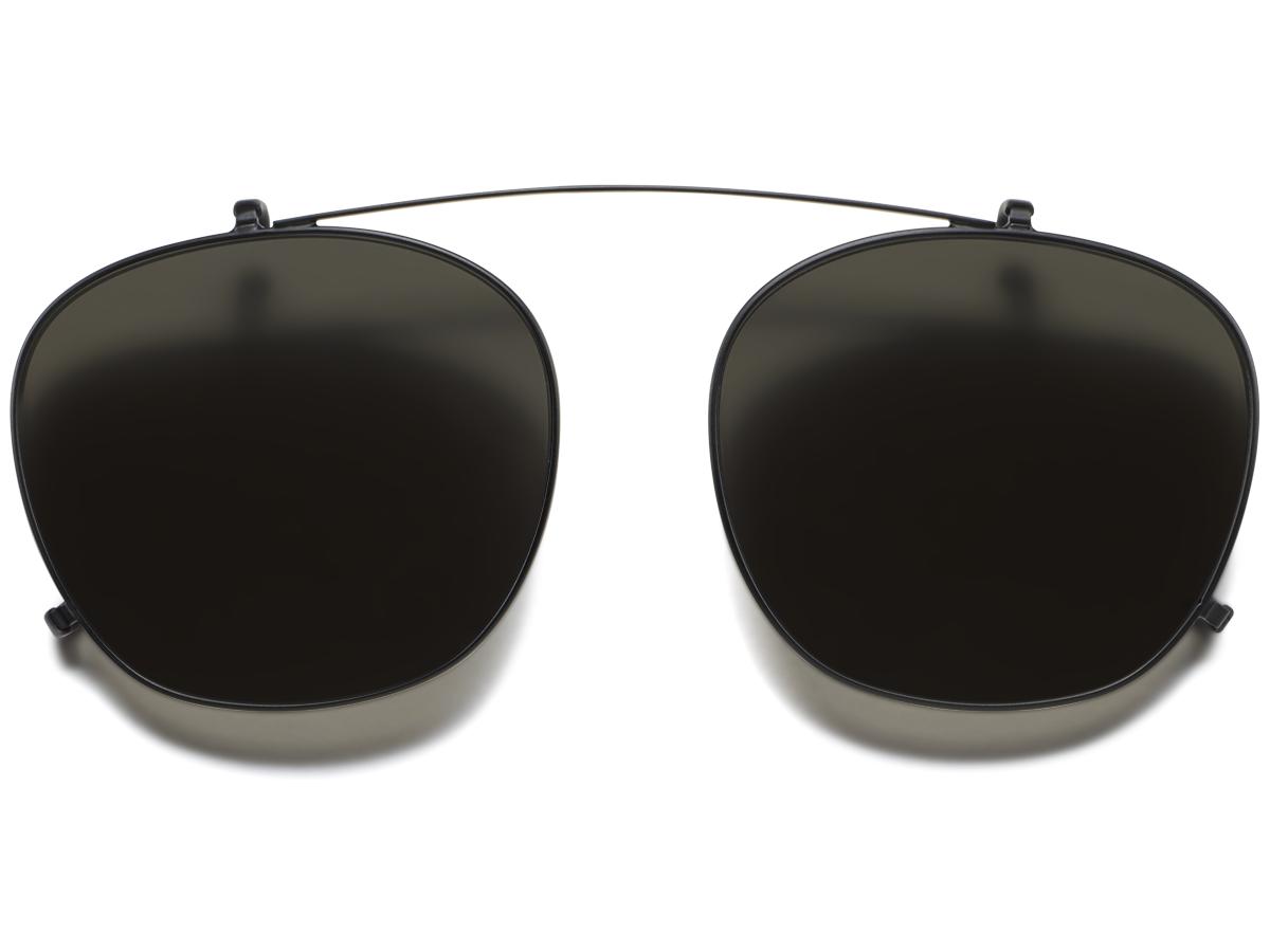 Felix Clip-On Medium in Polished Gold with Green Lenses | Warby Parker