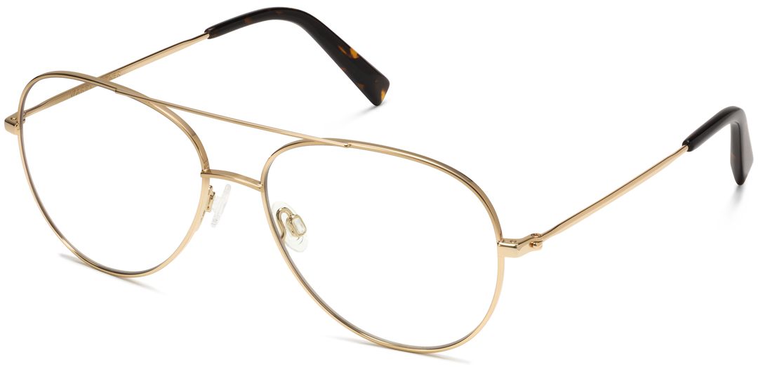 York Eyeglasses in Polished Gold | Warby Parker