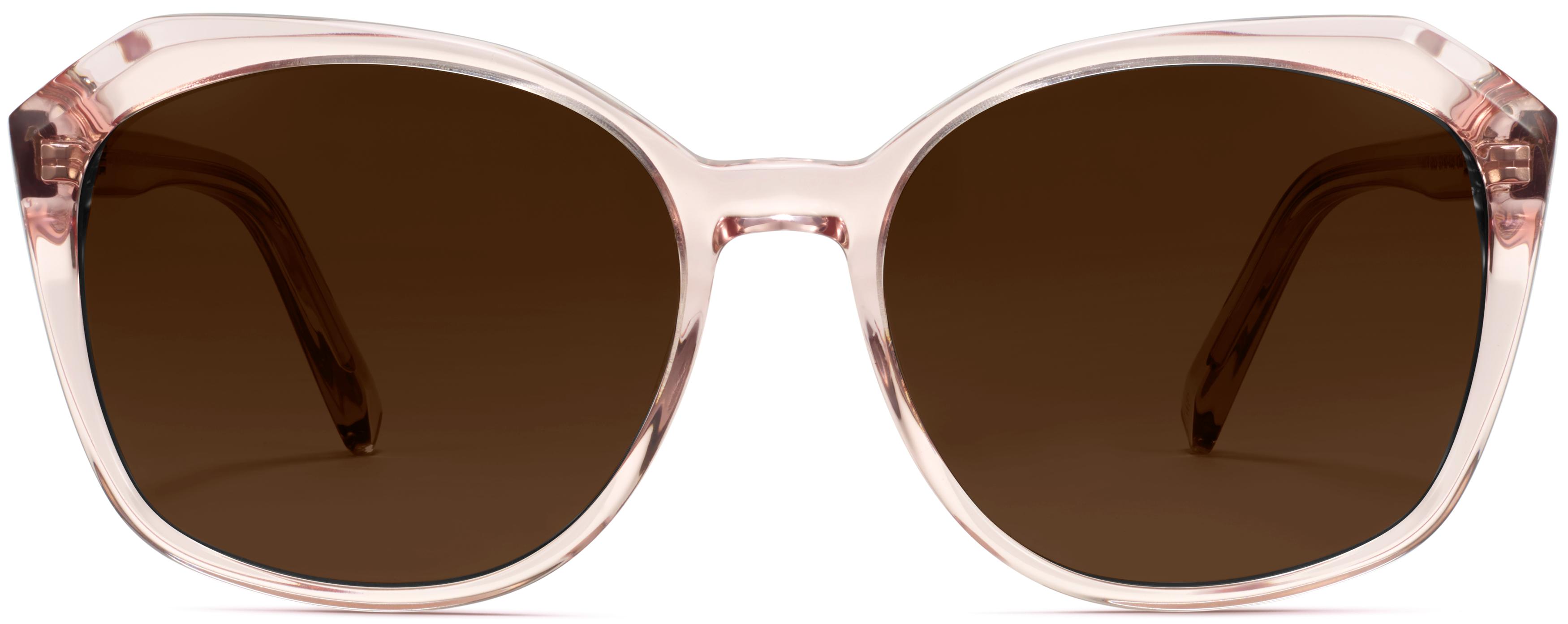 Nancy Low Bridge Fit Sunglasses in Rose Crystal | Warby Parker display picture 1