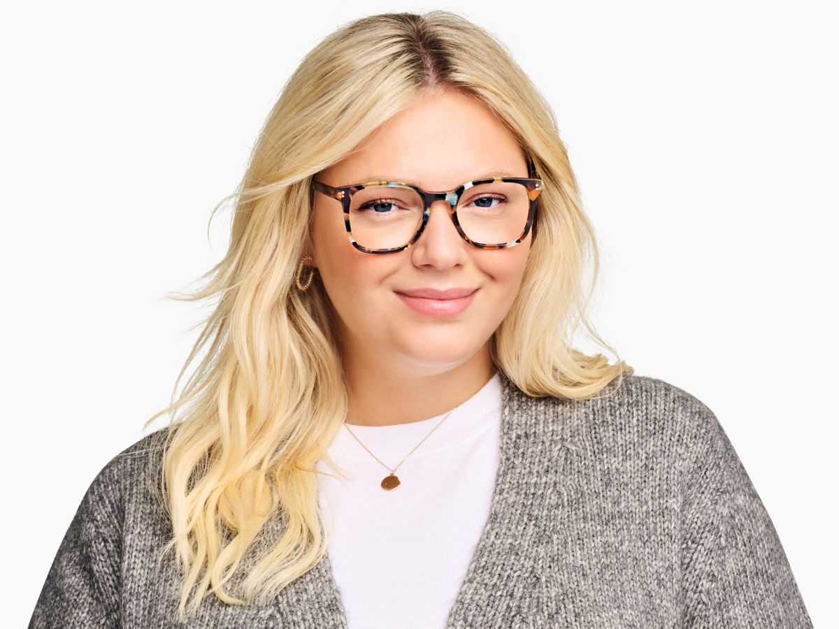 【美品】ROBENS（ローベンス）　Voyager Versa4　ボイジャー4 Rosie Eyeglasses in Terrazzo Tortoise — Medium | Warby Parker