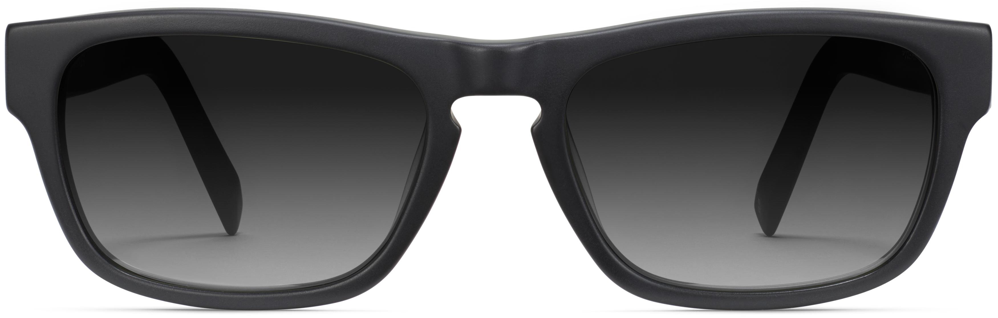 Roosevelt Sunglasses in Jet Black Matte — Wide | Warby Parker