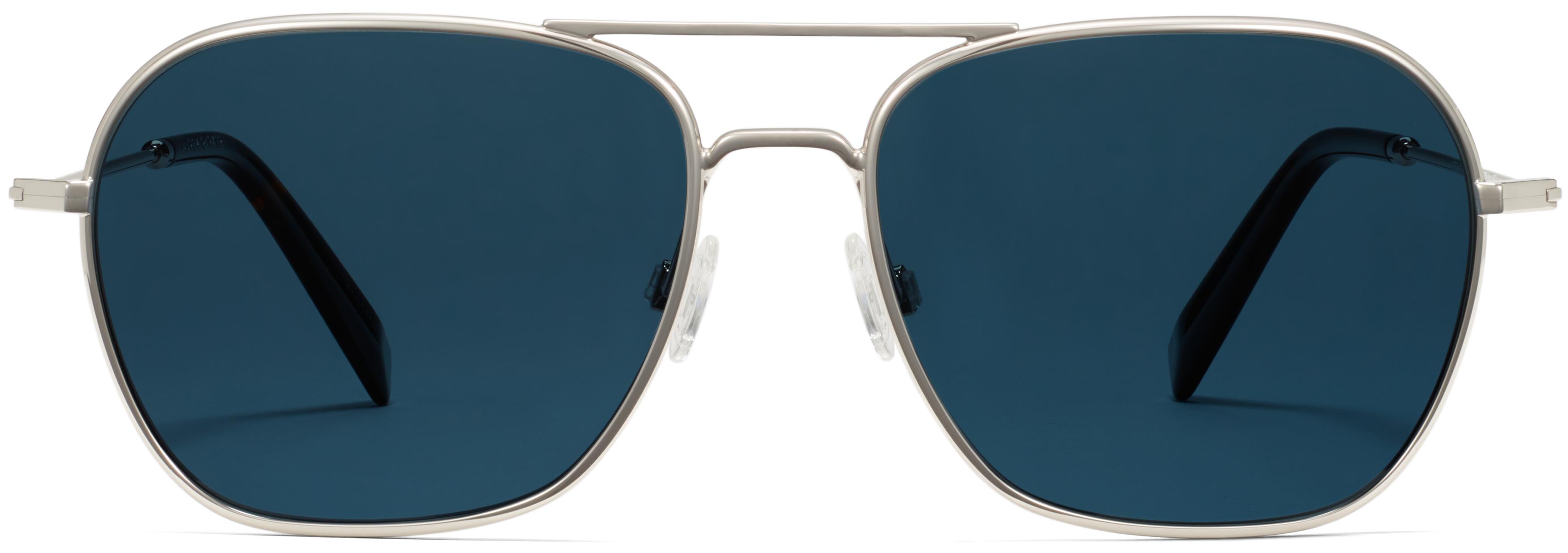 Abe Sunglasses in Polished Silver | Warby Parker