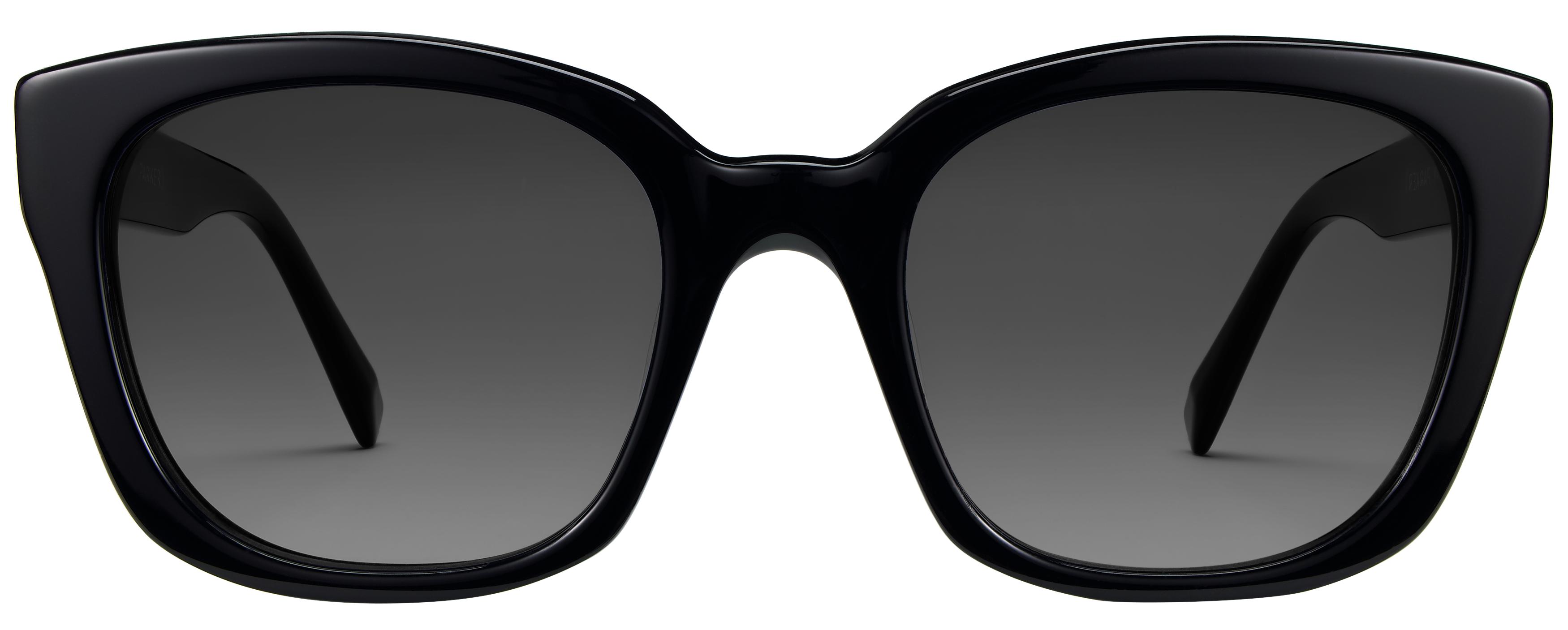 warby parker whitaker sunglasses Brimmer Sunglasses in Jet Black with Polished Gold | Warby  main image 2