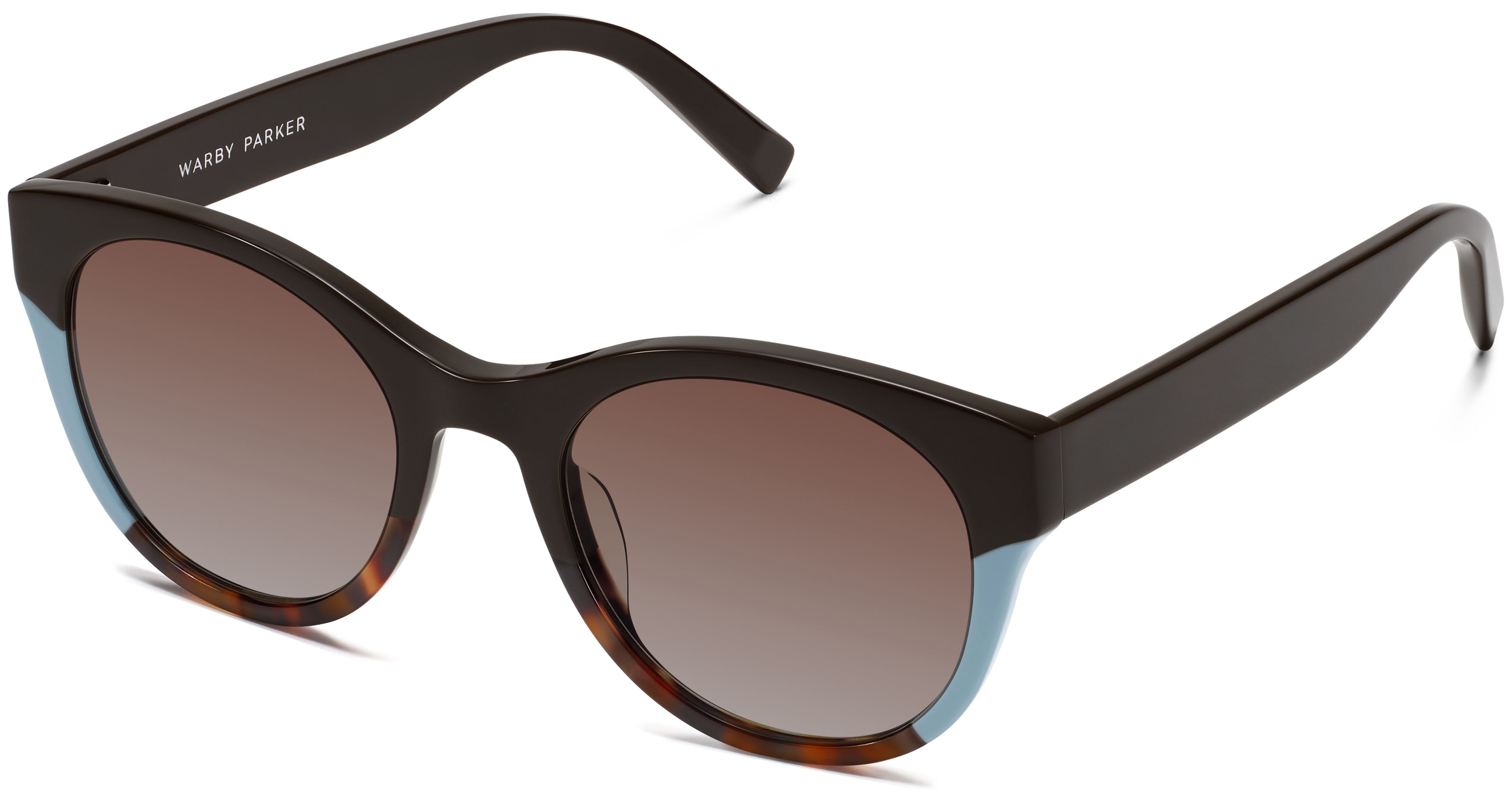 Piera Sunglasses in Striped Snowcap | Warby Parker display picture 3