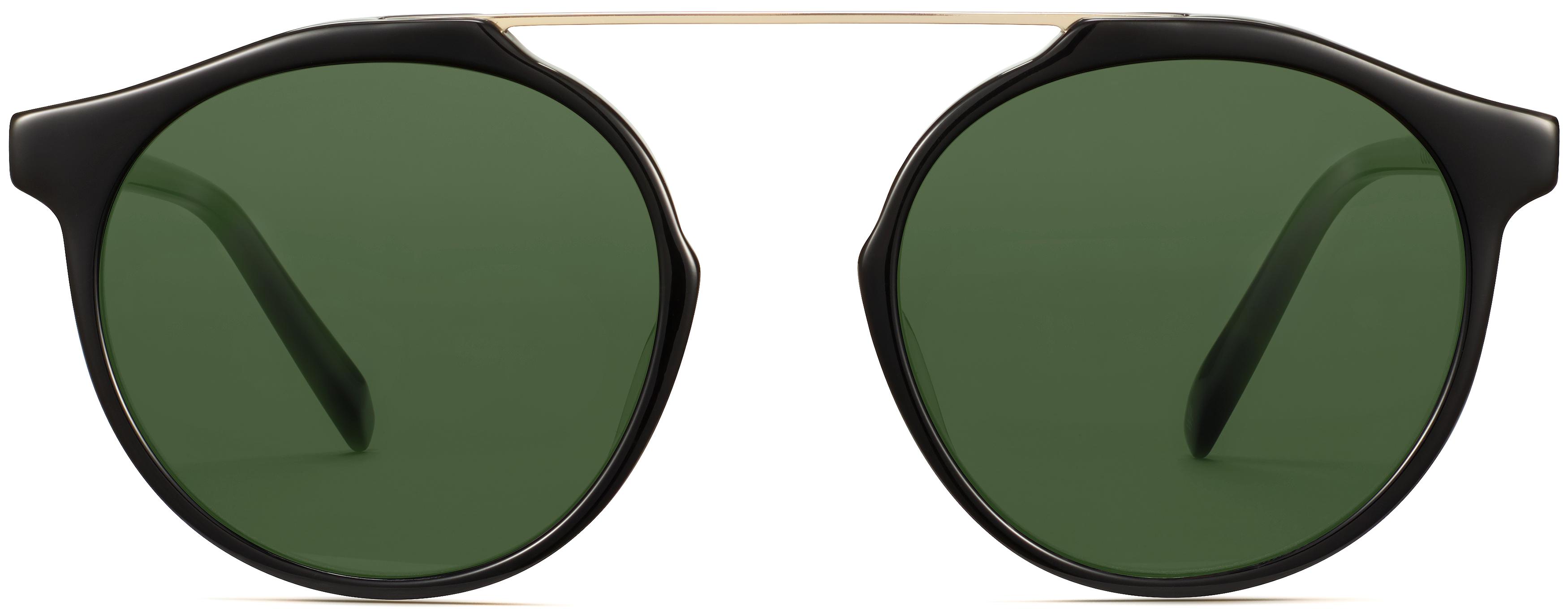 Cooper Sunglasses in Jet Black with Riesling