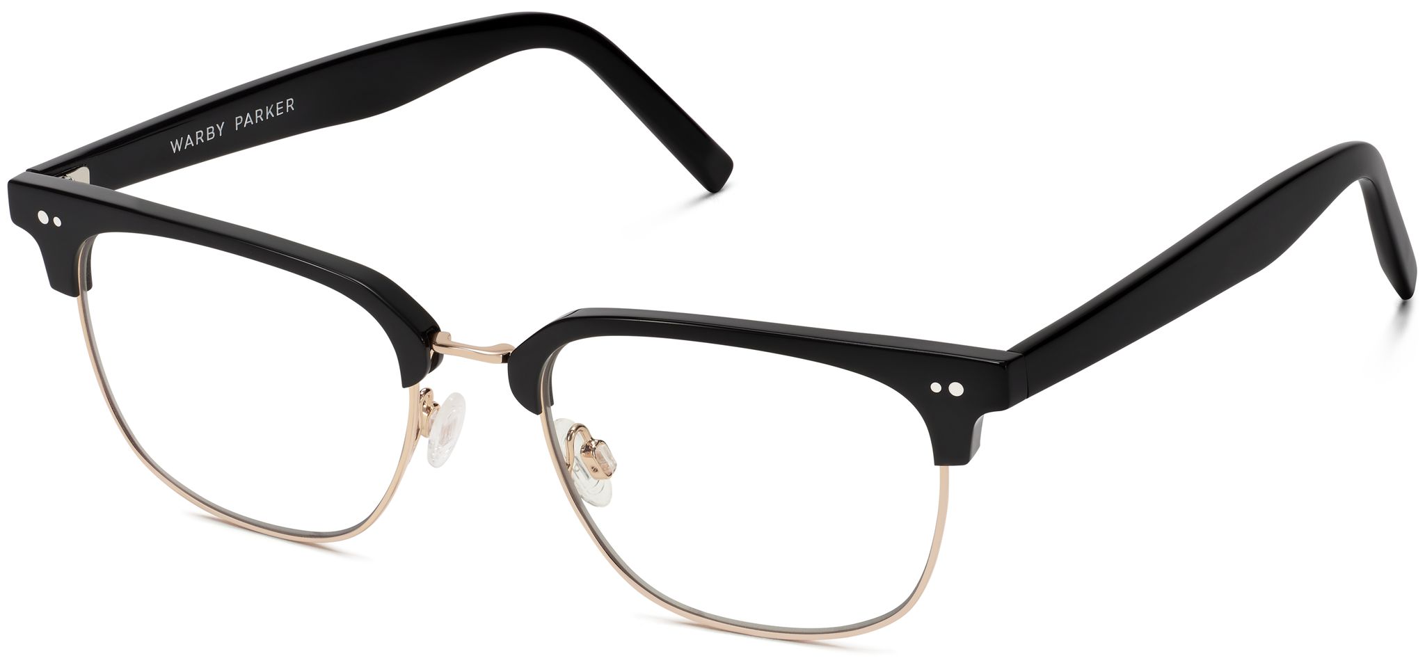 Baird in Jet Black with Polished Gold, image 1