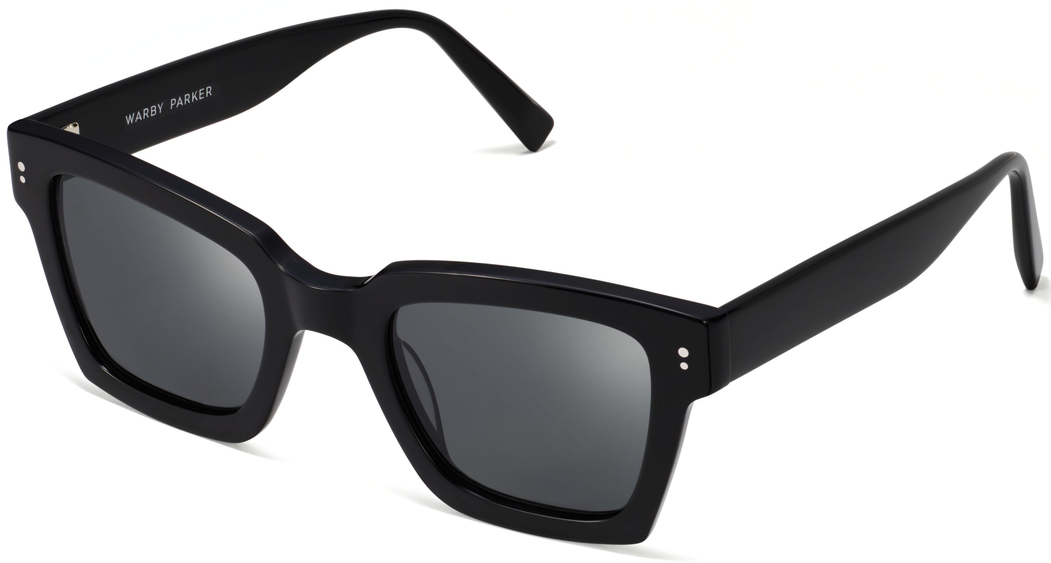 Sonia Sunglasses in Jet Black — Wide | Warby Parker