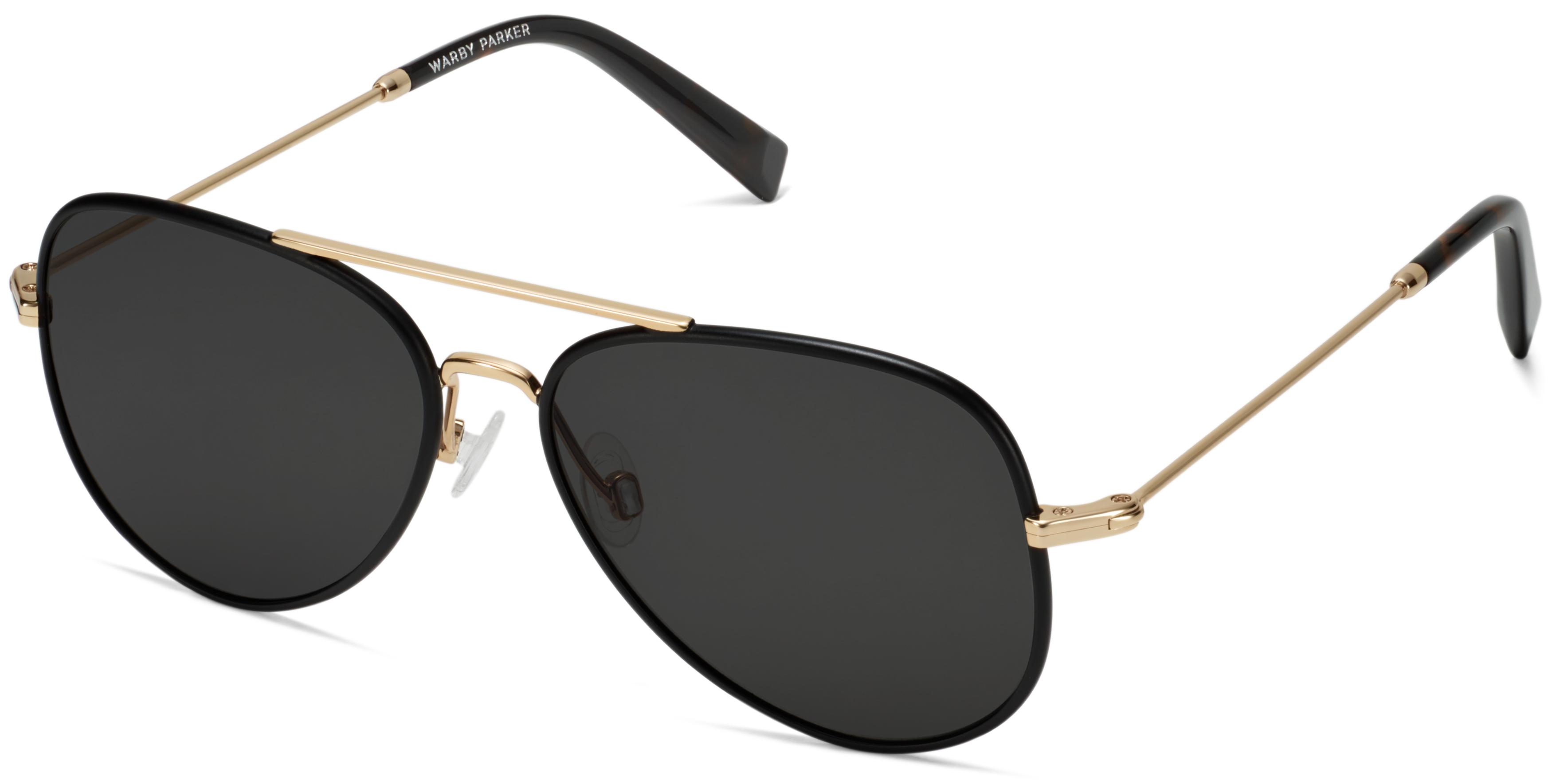COPY - Rare Gold and Black Aviator Sunglasses Aviator Elite - Black Gold Polarized – Shady Rays  main image 3