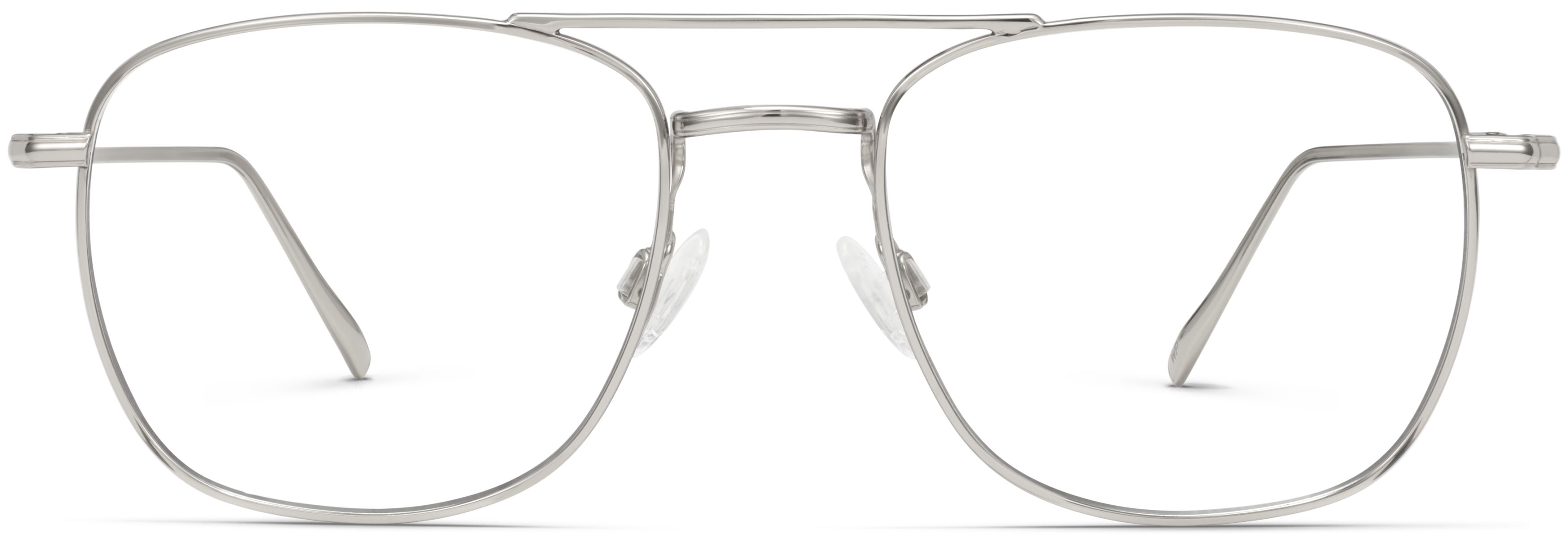 Gus Polished Silver, front view